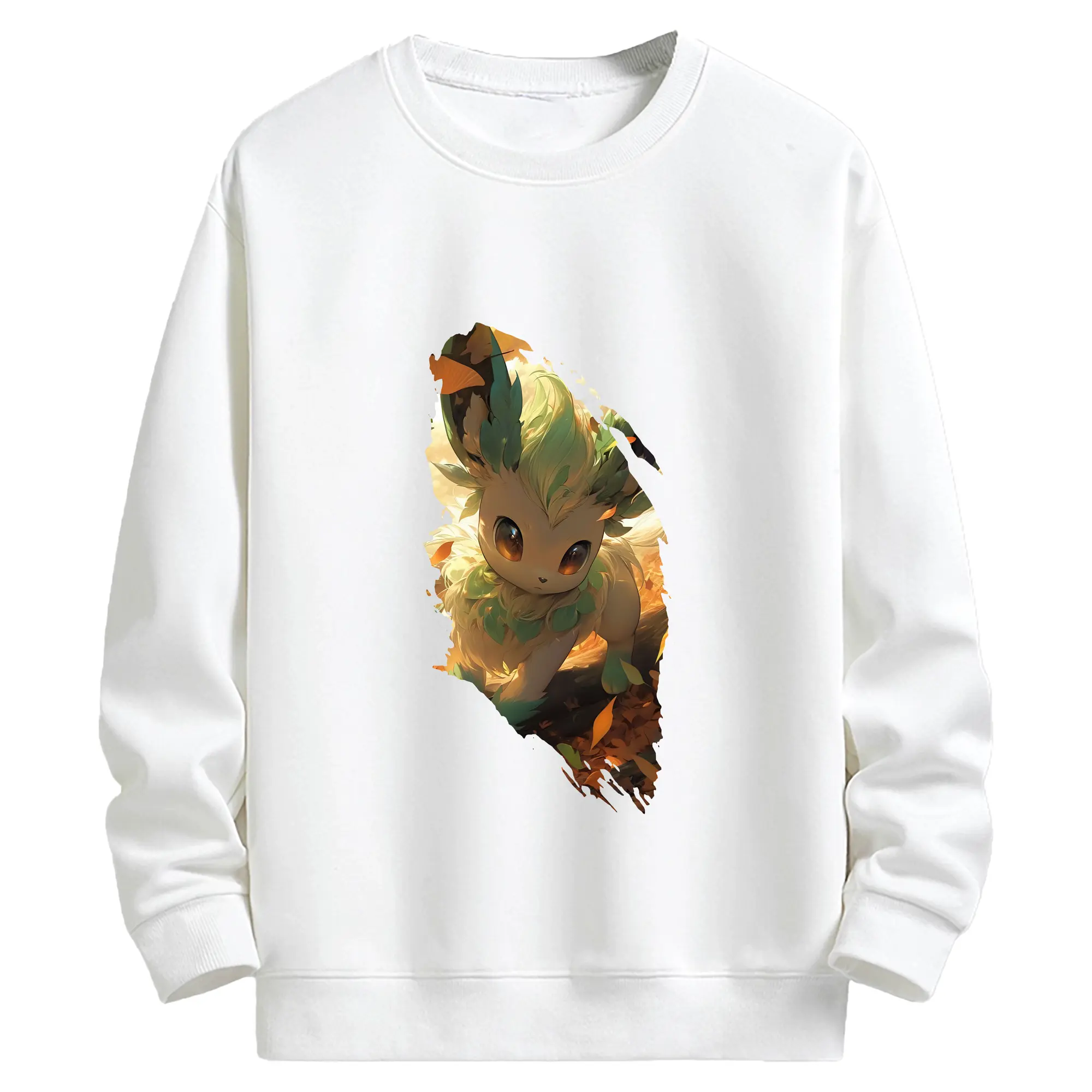 ポケモン グッズ,イーブイ - キッズ クルーネックスウェットシャツ ・ フロントプリント ・ 綿80％ ポリエステル20％ ・ 快適 通学 スポーツ 日常使い お散歩用