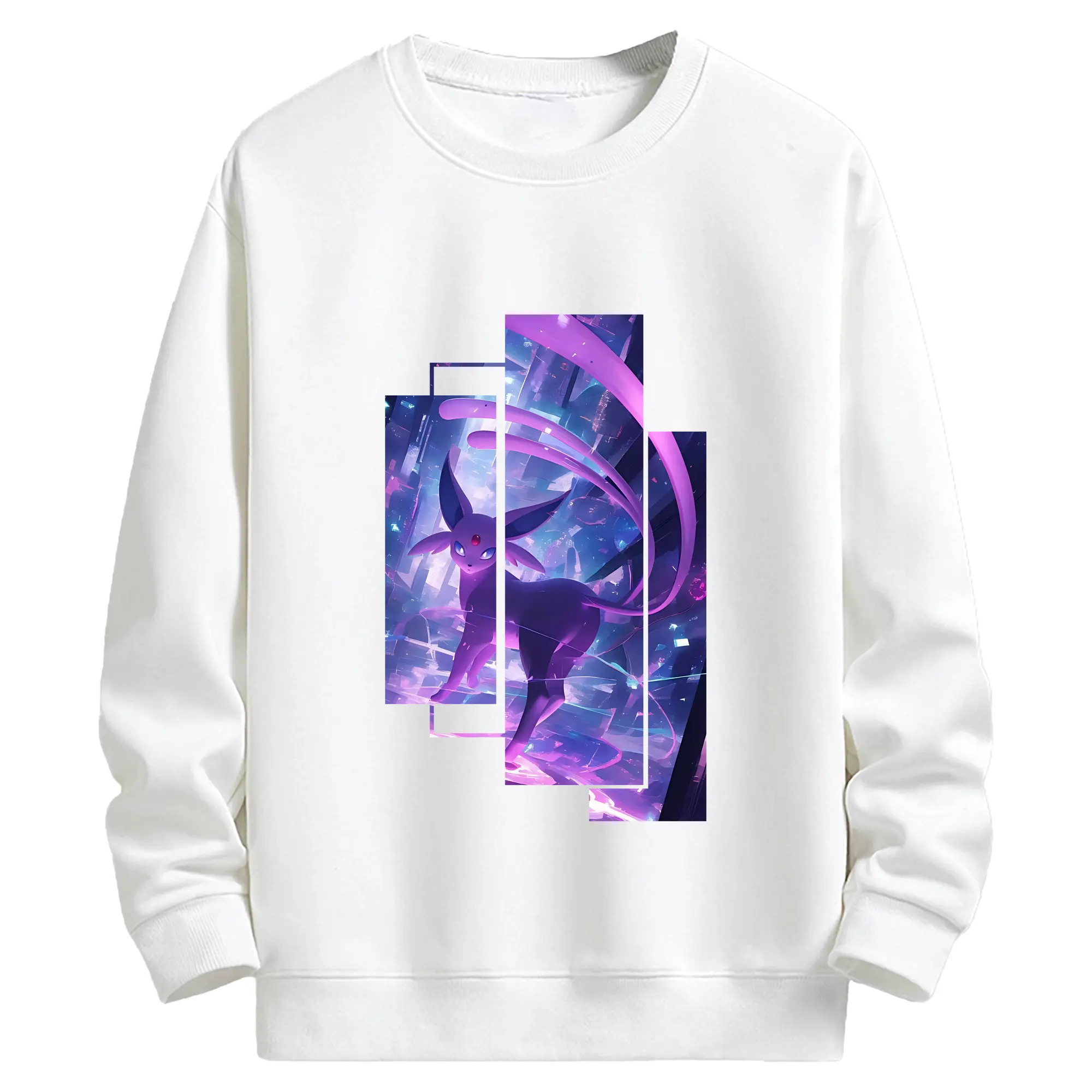 ポケモン グッズ,イーブイ - キッズ クルーネックスウェットシャツ ・ フロントプリント ・ 綿80％ ポリエステル20％ ・ 快適 通学 スポーツ 日常使い お散歩用