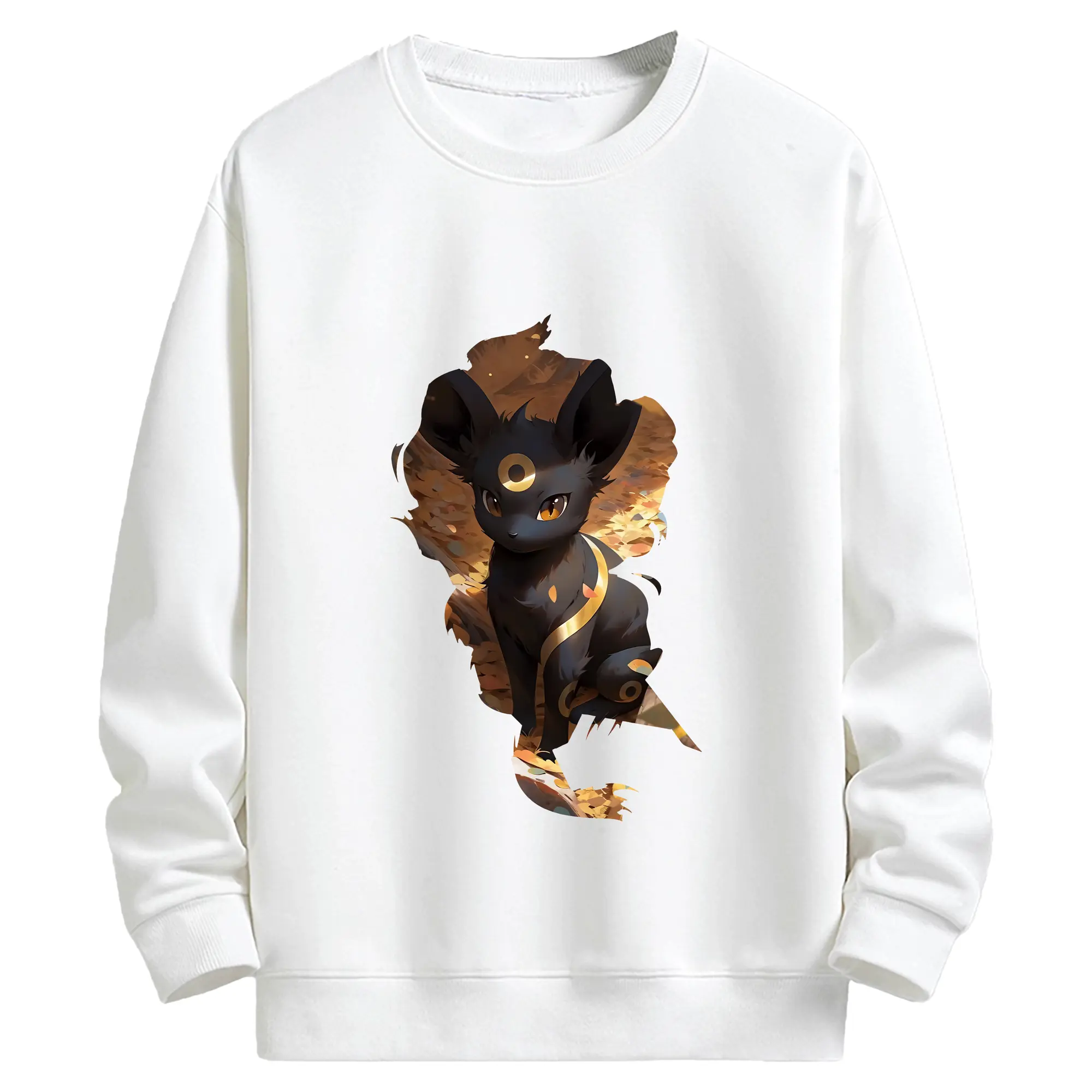 ポケモン グッズ,イーブイ - キッズ クルーネックスウェットシャツ ・ フロントプリント ・ 綿80％ ポリエステル20％ ・ 快適 通学 スポーツ 日常使い お散歩用