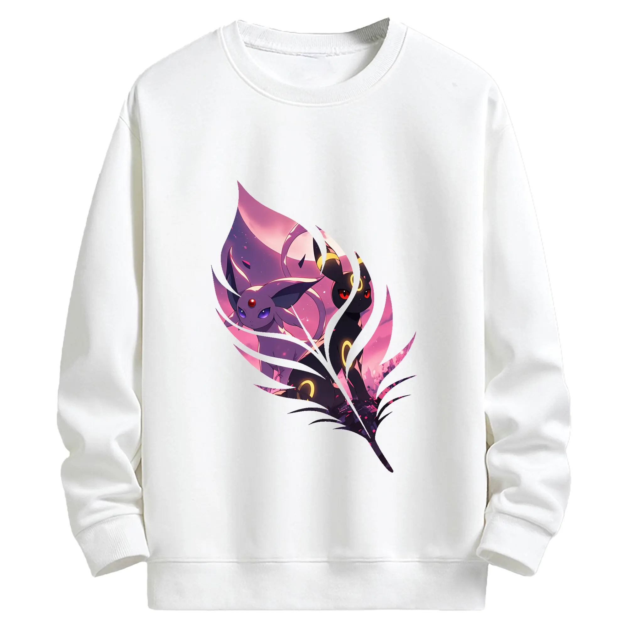 ポケモン グッズ,イーブイ - キッズ クルーネックスウェットシャツ ・ フロントプリント ・ 綿80％ ポリエステル20％ ・ 快適 通学 スポーツ 日常使い お散歩用