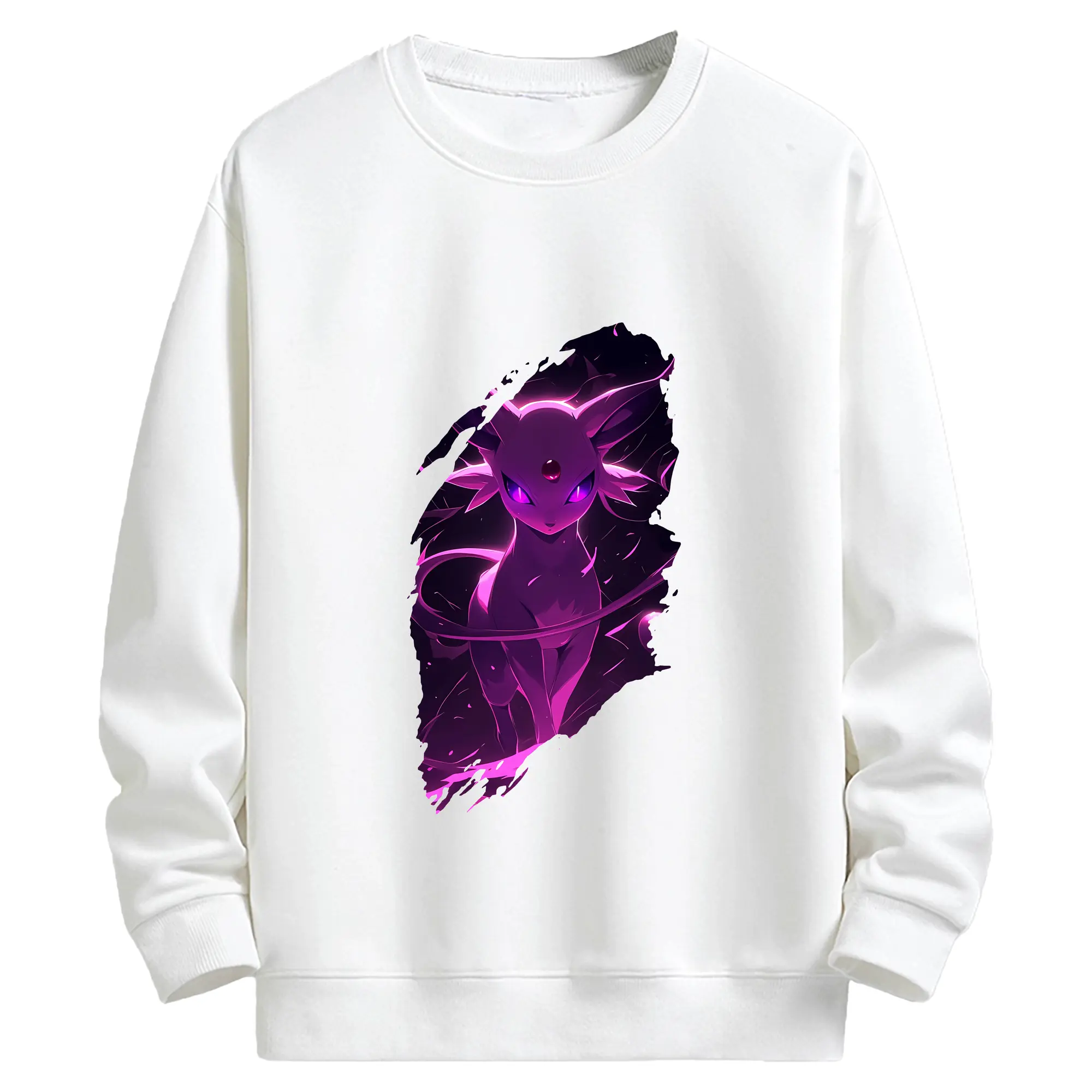 ポケモン グッズ,イーブイ - キッズ クルーネックスウェットシャツ ・ フロントプリント ・ 綿80％ ポリエステル20％ ・ 快適 通学 スポーツ 日常使い お散歩用