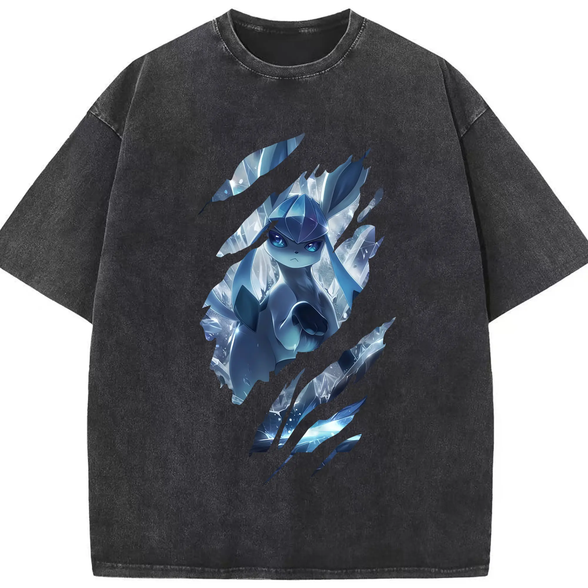 ポケモン グッズ,イーブイ - 綿100％ ヴィンテージ風 半袖Tシャツ ・ フロントプリント ・ 柔らか肌触り ・ 通気性 快適 ・ スポーツ カジュアル 外出用