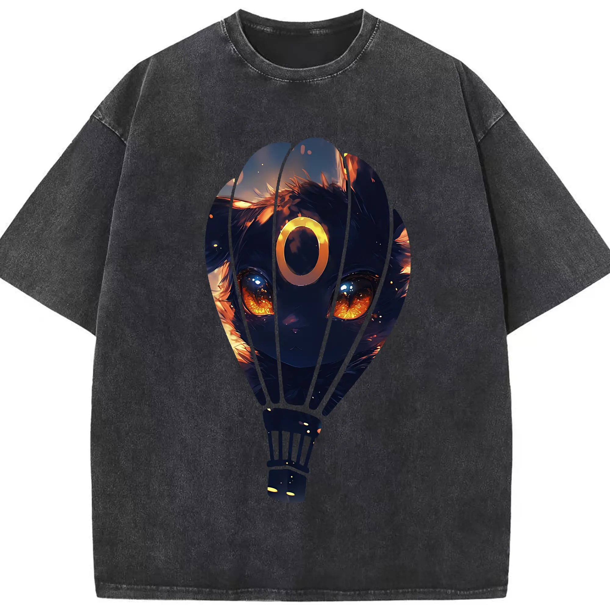 ポケモン グッズ,イーブイ - 綿100％ ヴィンテージ風 半袖Tシャツ ・ フロントプリント ・ 柔らか肌触り ・ 通気性 快適 ・ スポーツ カジュアル 外出用