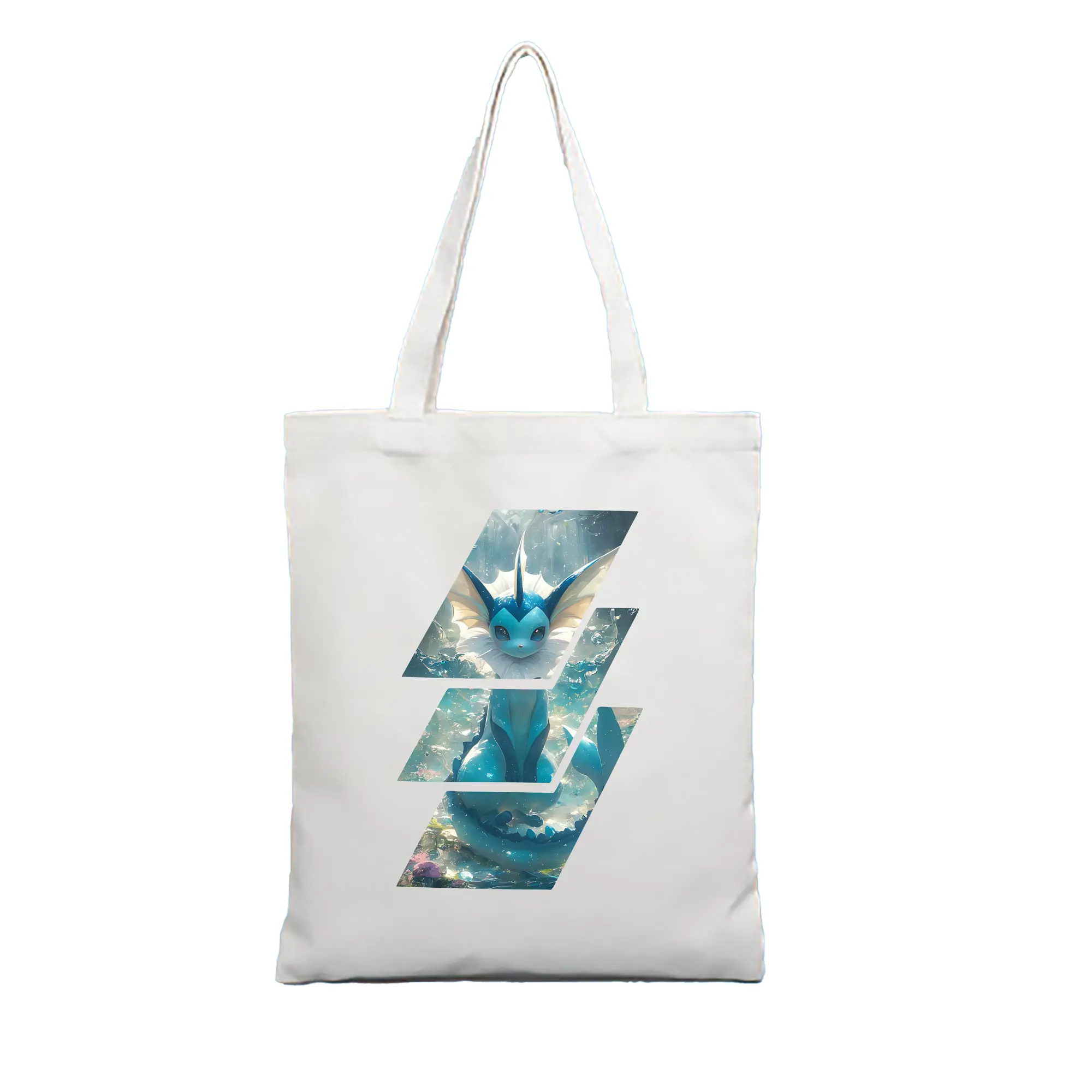 ポケモン グッズ,イーブイ - 縦型キャンバス手提げバッグ（トートバッグ） ・ キャンバス素材 ・ ショッピング用 ・ 軽量 丈夫 お手入れ簡単