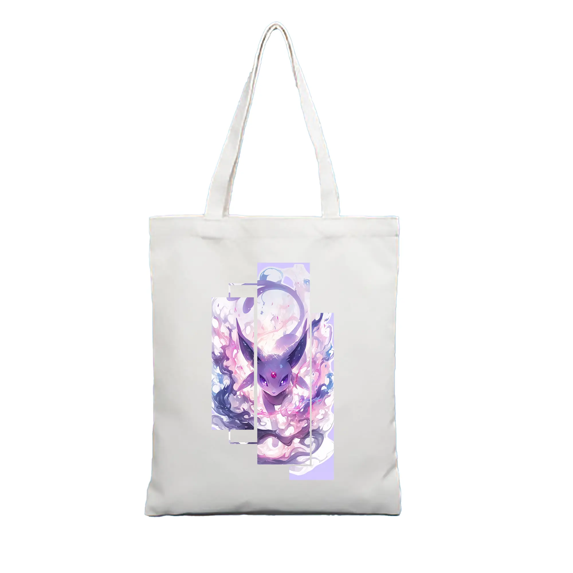 ポケモン グッズ,イーブイ - 縦型キャンバス手提げバッグ（トートバッグ） ・ キャンバス素材 ・ ショッピング用 ・ 軽量 丈夫 お手入れ簡単