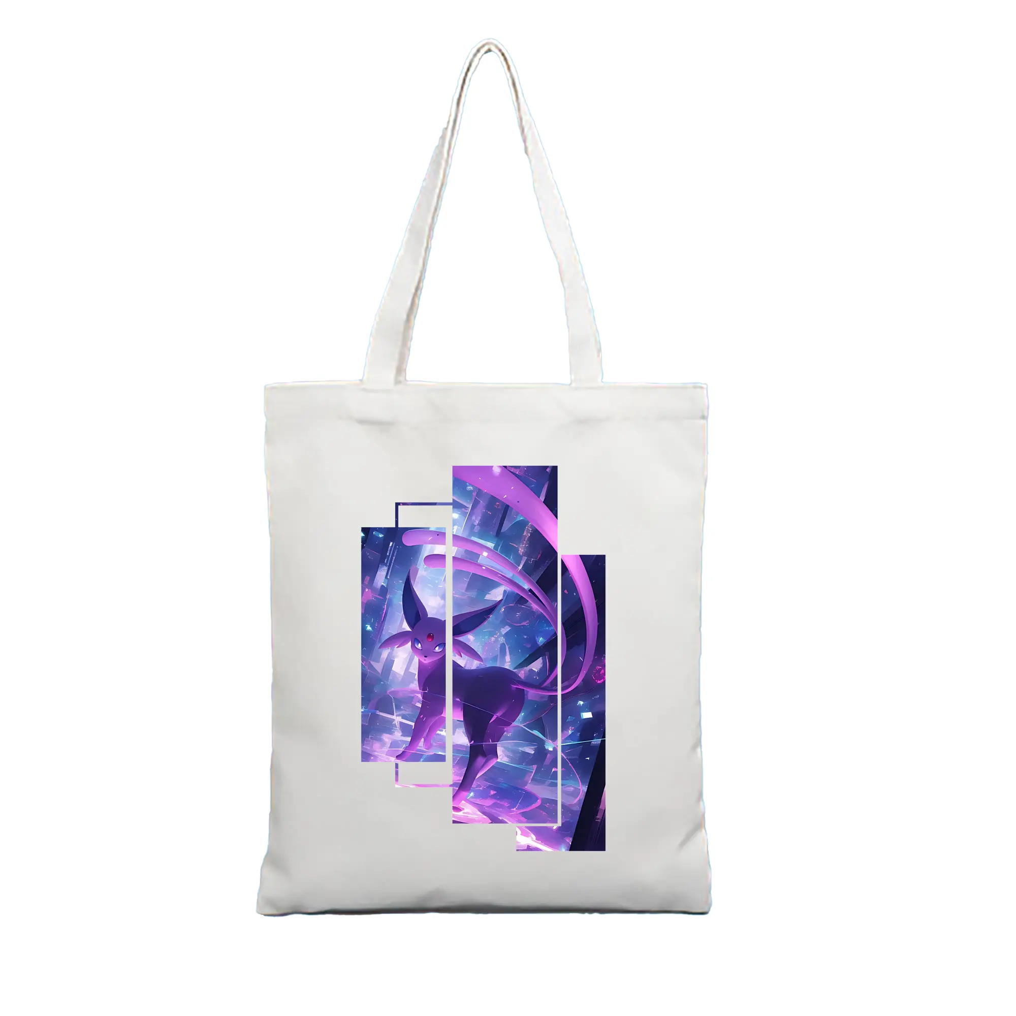 ポケモン グッズ,イーブイ - 縦型キャンバス手提げバッグ（トートバッグ） ・ キャンバス素材 ・ ショッピング用 ・ 軽量 丈夫 お手入れ簡単