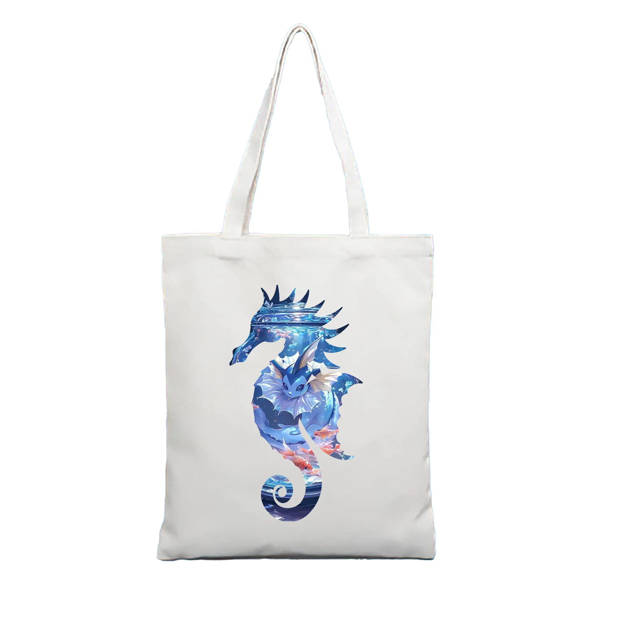 ポケモン グッズ,イーブイ - 縦型キャンバス手提げバッグ（トートバッグ） ・ キャンバス素材 ・ ショッピング用 ・ 軽量 丈夫 お手入れ簡単