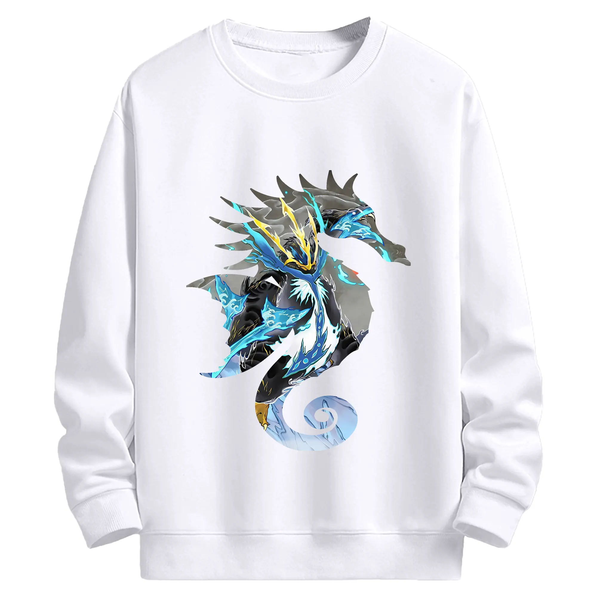 ポケモン グッズ,ポッチャマ - 高品質 クルーネック スウェット ・ コットン59％ ポリエステル41％ ・ ユニセックス 長袖 トレーナー ・ カジュアル デイリー スポーツ 散歩用