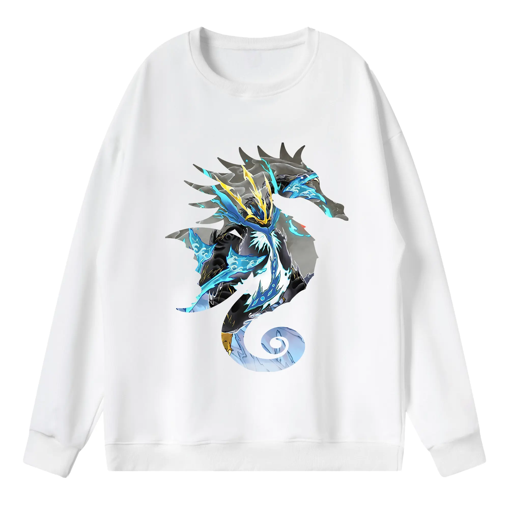 ポケモン グッズ,ポッチャマ - 薄手 クルーネック スウェット 裏毛260g · ポリエステル 春秋向け カジュアル 男女兼用 · トレーナー デイリー スポーツ 散歩に最適