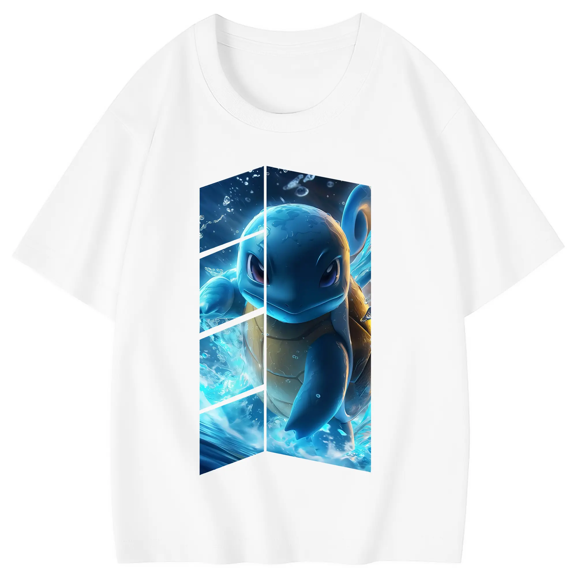 ポケモン グッズ,ゼニガメ - 綿100％ キッズTシャツ ・ フロントプリント ・ 快適 通気性 ・ スポーツ カジュアル 散歩用