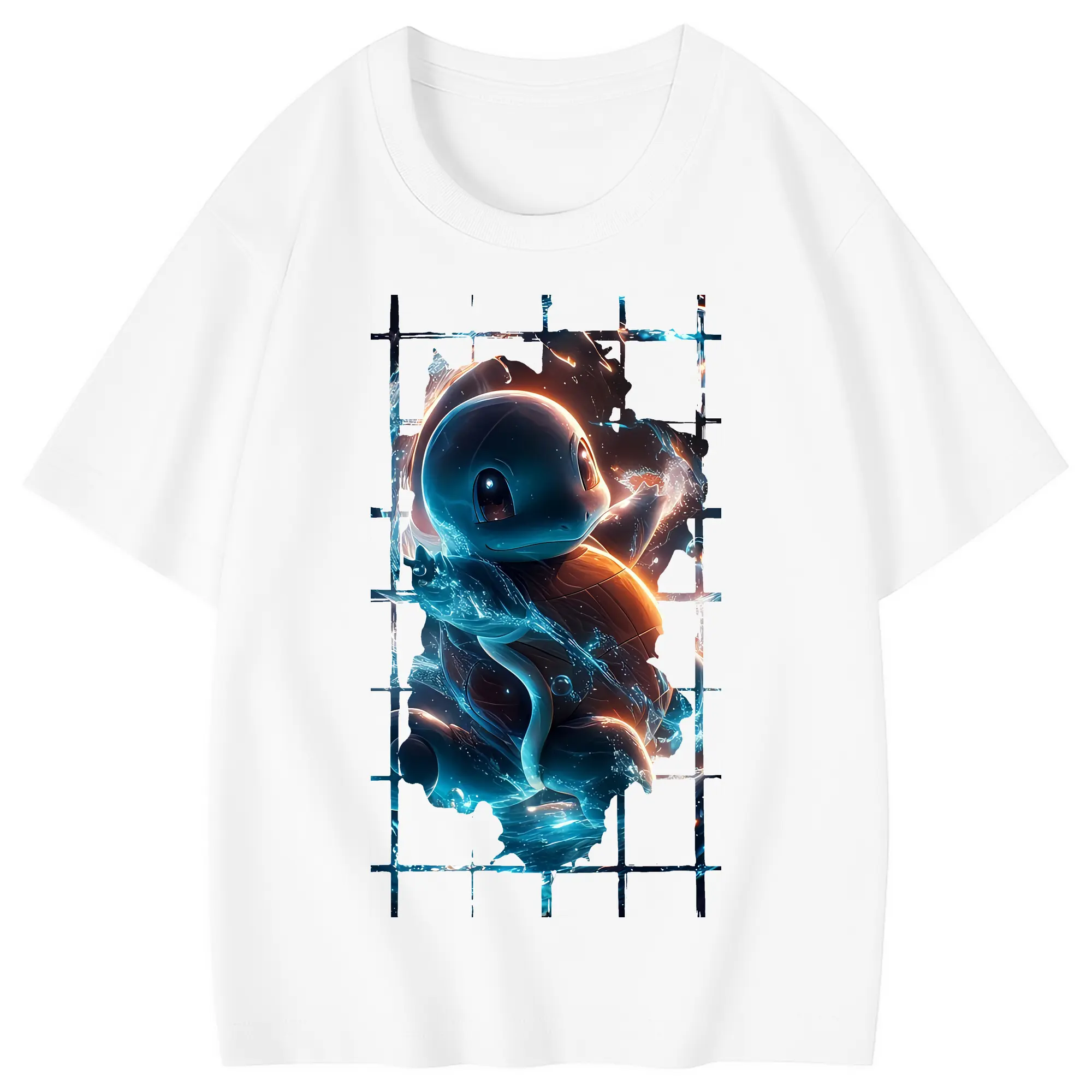 ポケモン グッズ,ゼニガメ - 綿100％ キッズTシャツ ・ フロントプリント ・ 快適 通気性 ・ スポーツ カジュアル 散歩用