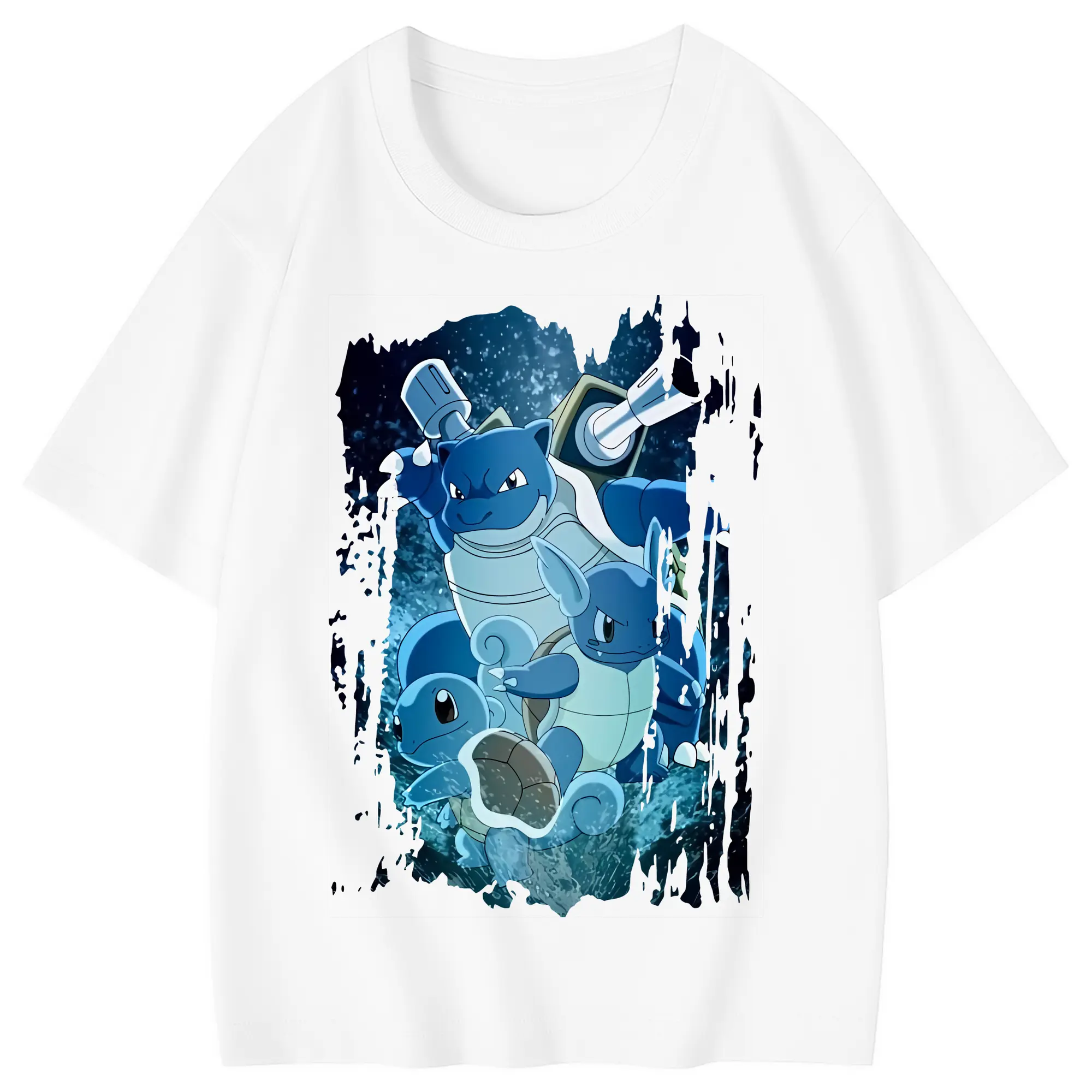 ポケモン グッズ,ゼニガメ - 綿100％ キッズTシャツ ・ フロントプリント ・ 快適 通気性 ・ スポーツ カジュアル 散歩用