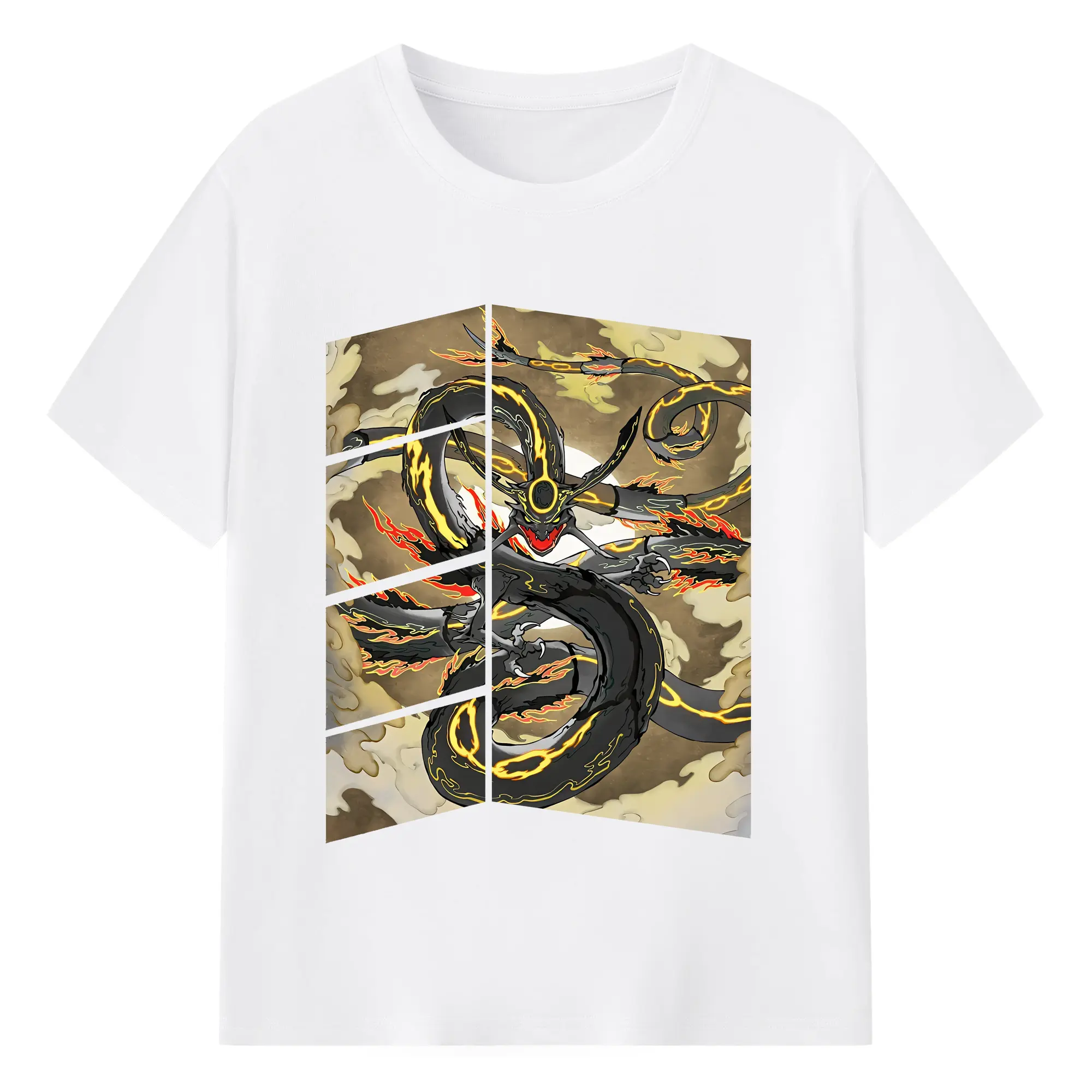 ポケモン グッズ,レックウザ - 綿100％ 半袖Tシャツ ・ フロントプリント ・ 快適 通気性 ・ 日常使い 散歩 スポーツ用