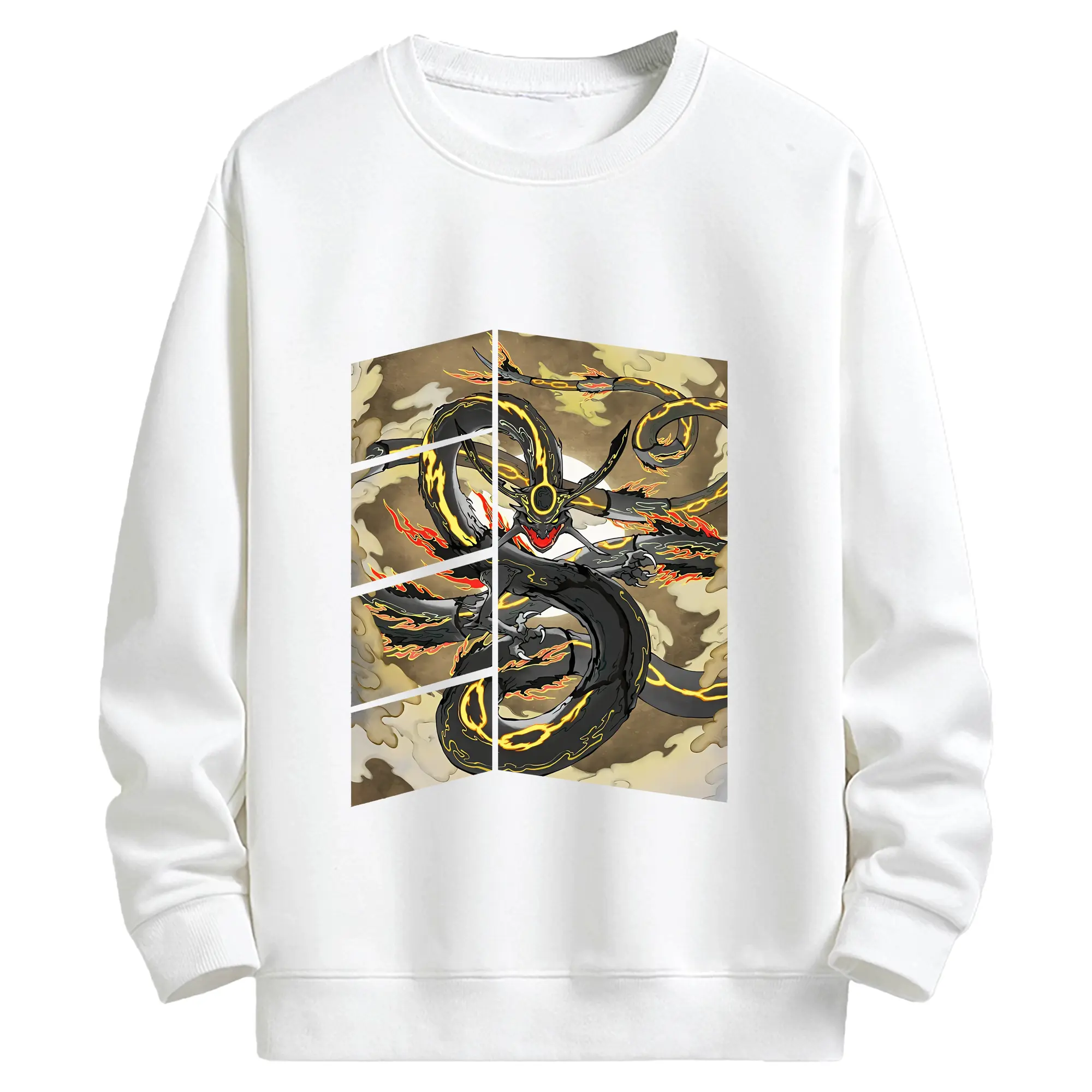 ポケモン グッズ,レックウザ - キッズ クルーネックスウェットシャツ ・ フロントプリント ・ 綿80％ ポリエステル20％ ・ 快適 通学 スポーツ 日常使い お散歩用