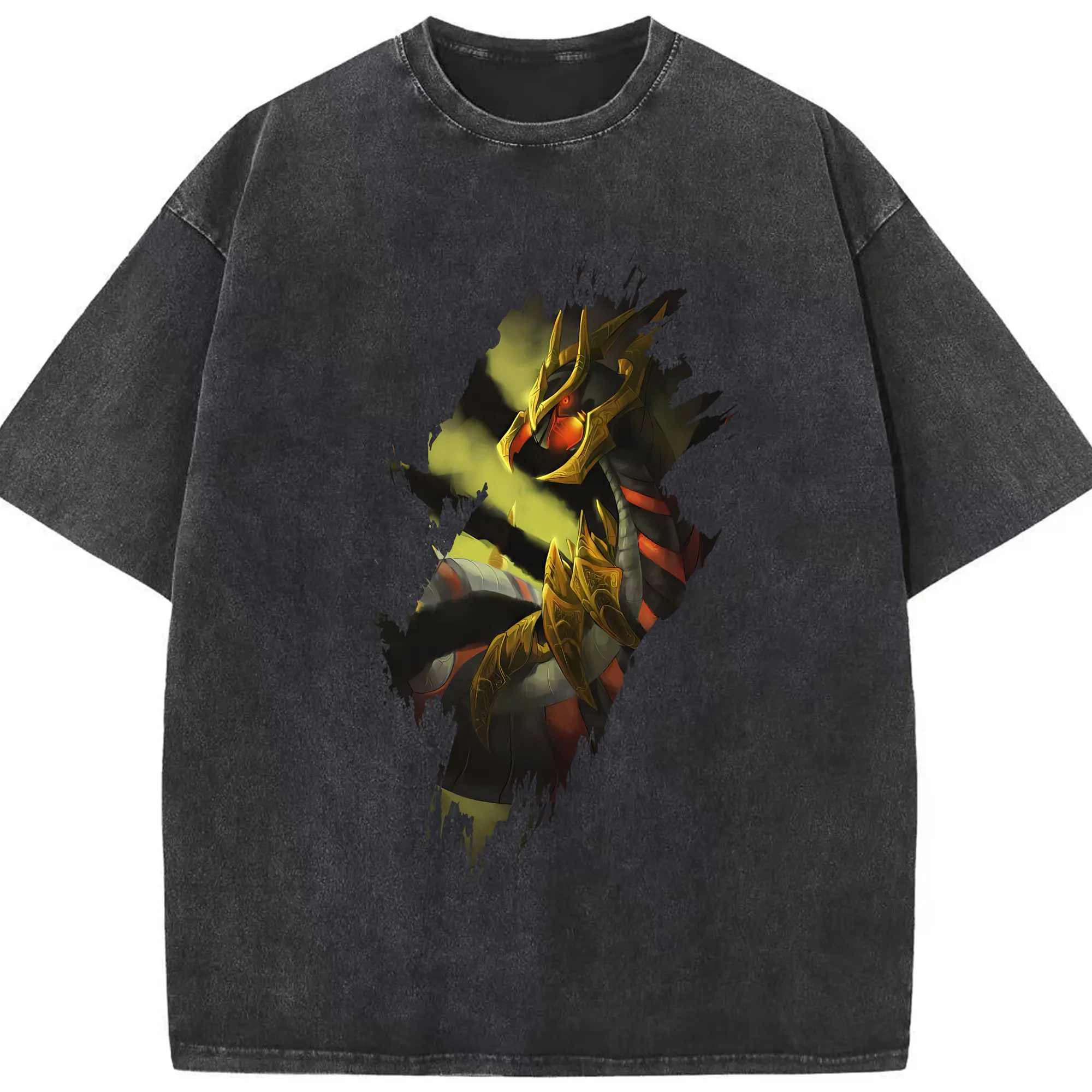 ポケモン グッズ,レックウザ - 綿100％ ヴィンテージ風 半袖Tシャツ ・ フロントプリント ・ 柔らか肌触り ・ 通気性 快適 ・ スポーツ カジュアル 外出用