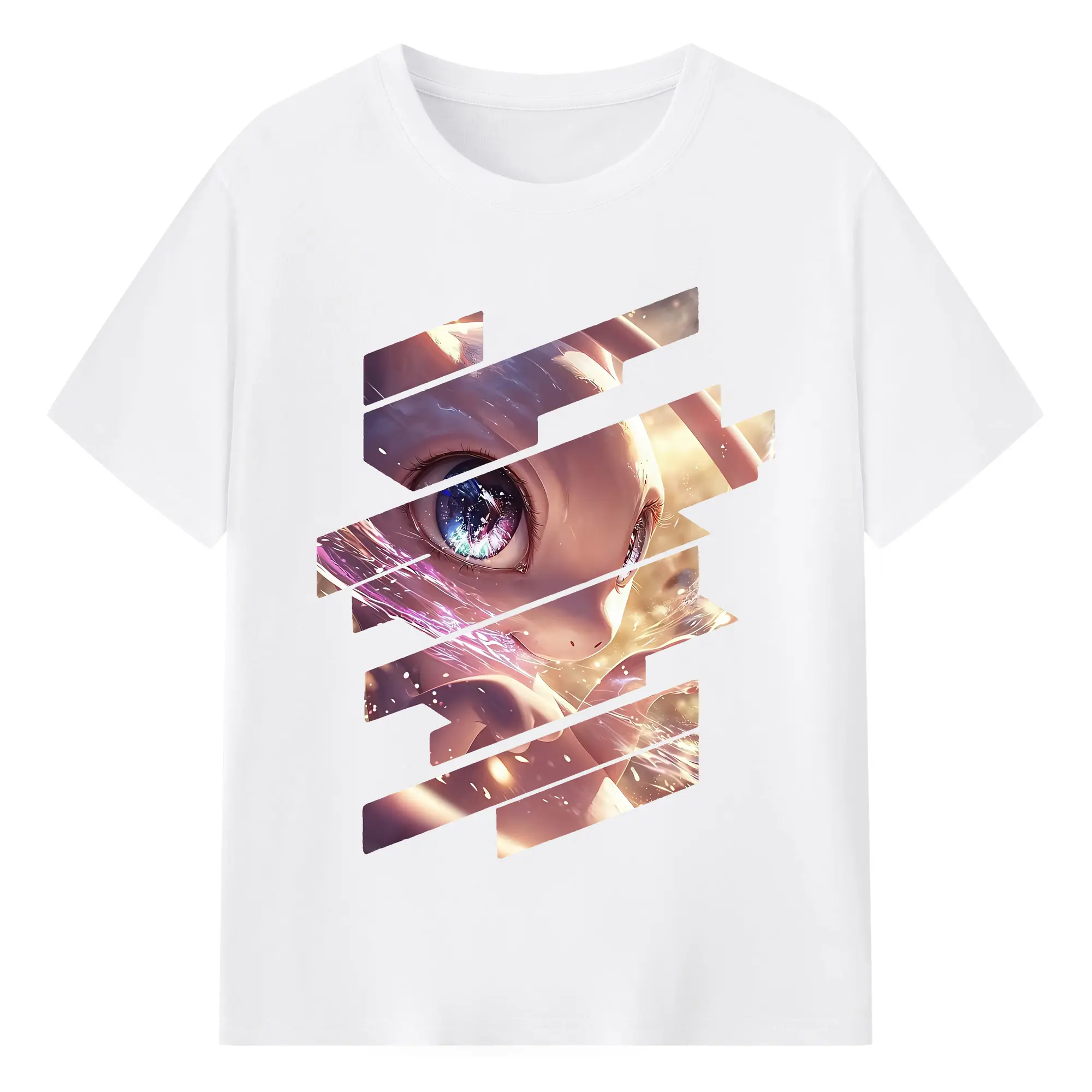 ポケモン グッズ,ミュウ - 綿100％ 半袖Tシャツ ・ フロントプリント ・ 快適 通気性 ・ 日常使い 散歩 スポーツ用