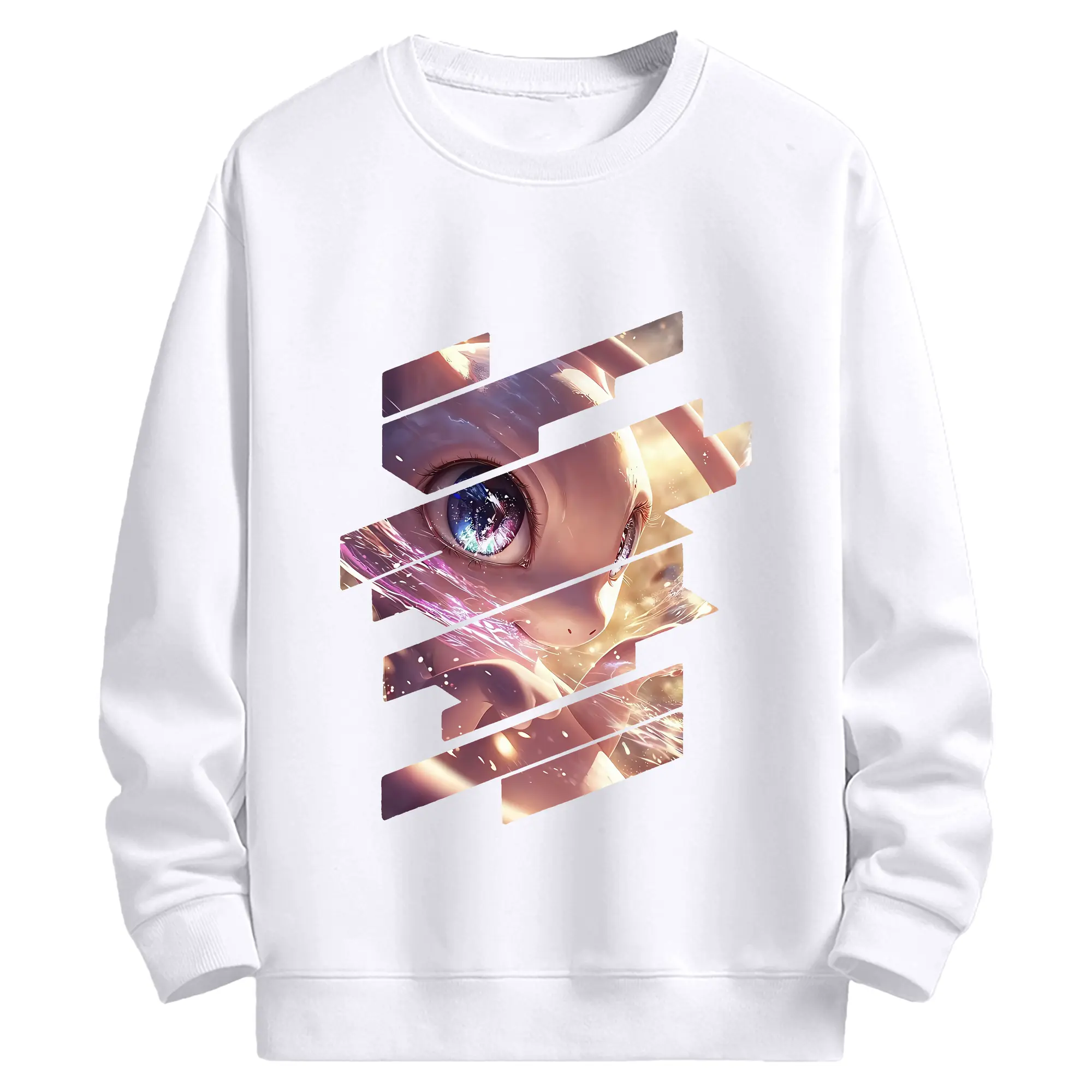 ポケモン グッズ,ミュウ - 高品質 クルーネック スウェット ・ コットン59％ ポリエステル41％ ・ ユニセックス 長袖 トレーナー ・ カジュアル デイリー スポーツ 散歩用