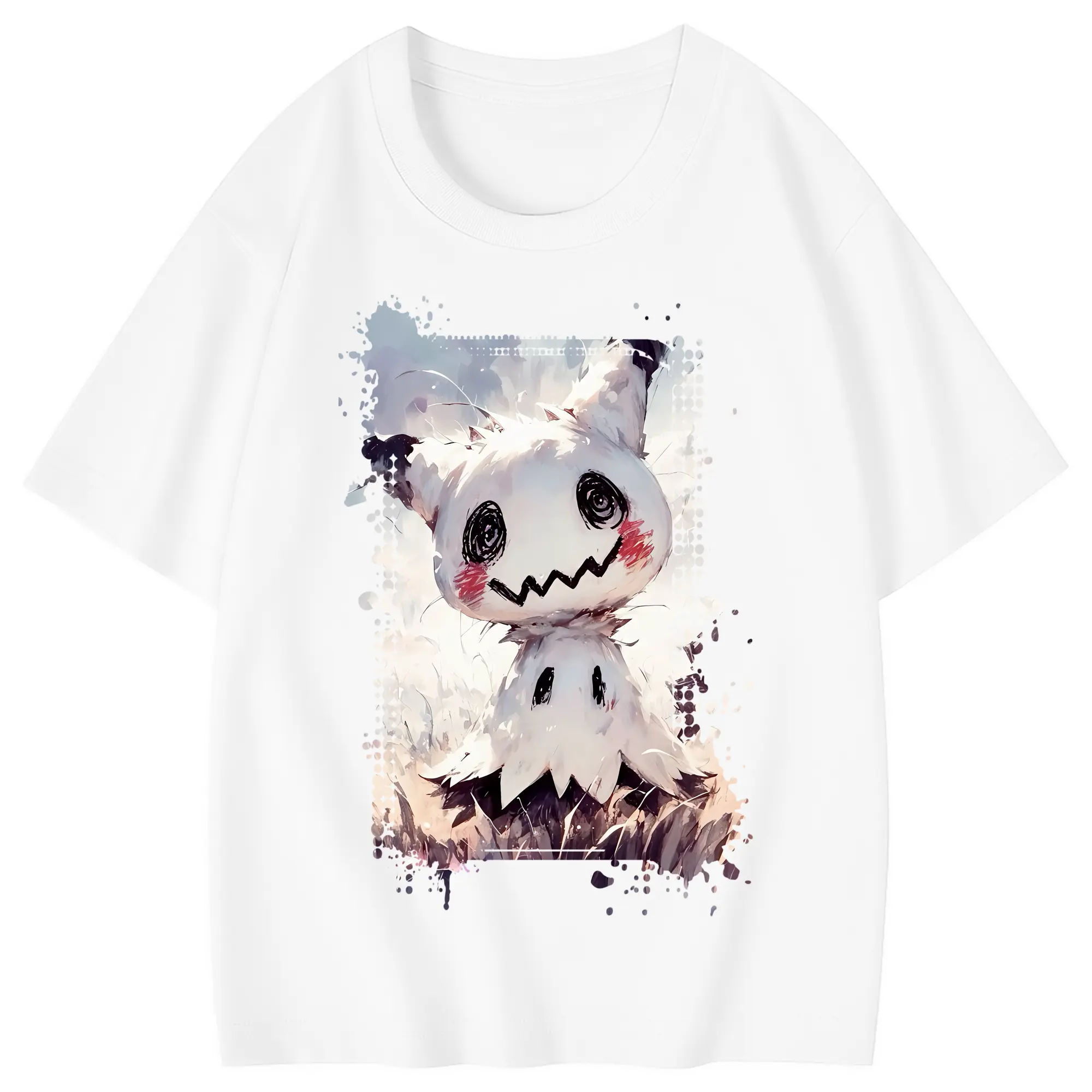 ポケモン グッズ,ミミッキュ - 綿100％ キッズTシャツ ・ フロントプリント ・ 快適 通気性 ・ スポーツ カジュアル 散歩用