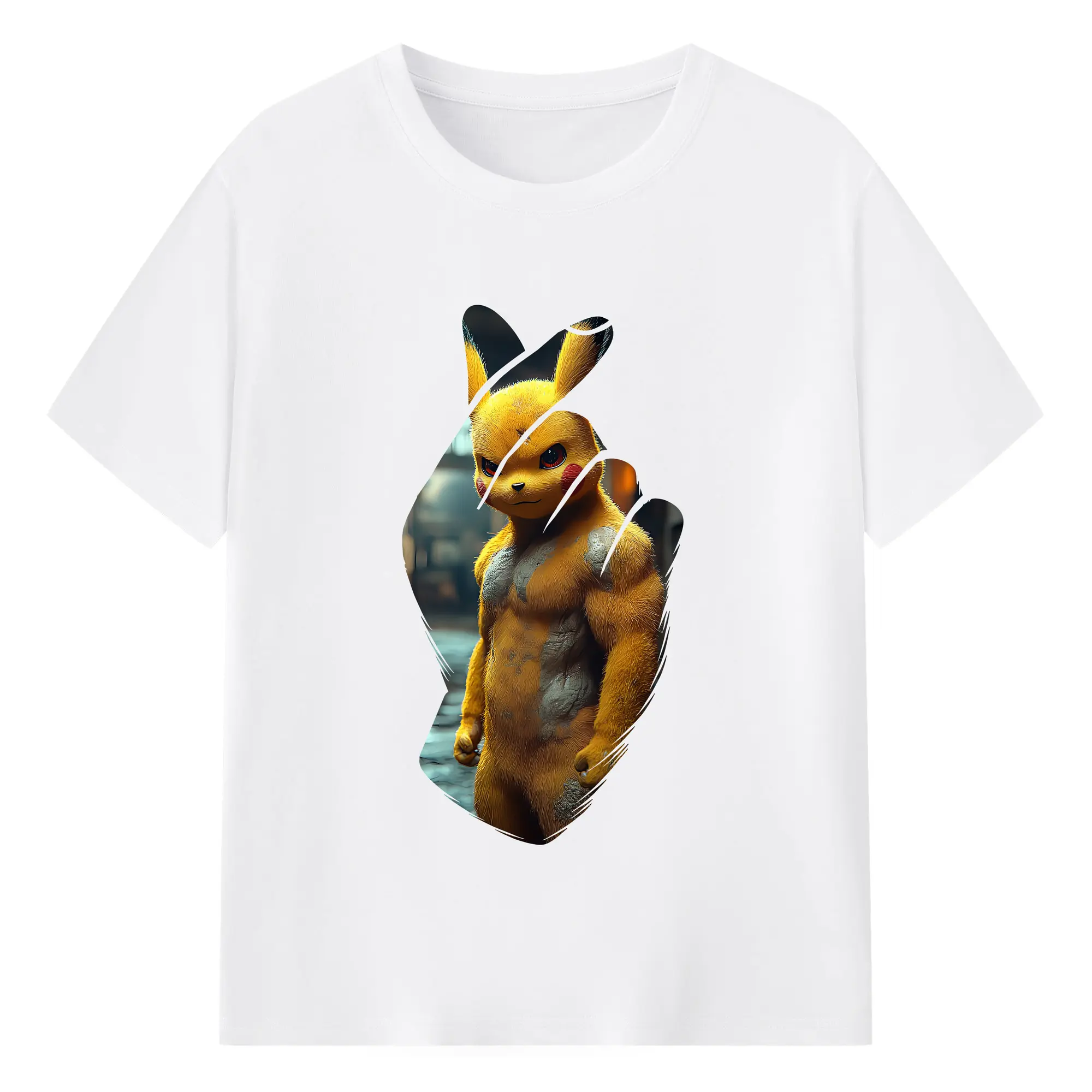 ポケモン グッズ,ピカチュウ - 綿100％ 半袖Tシャツ ・ フロントプリント ・ 快適 通気性 ・ 日常使い 散歩 スポーツ用