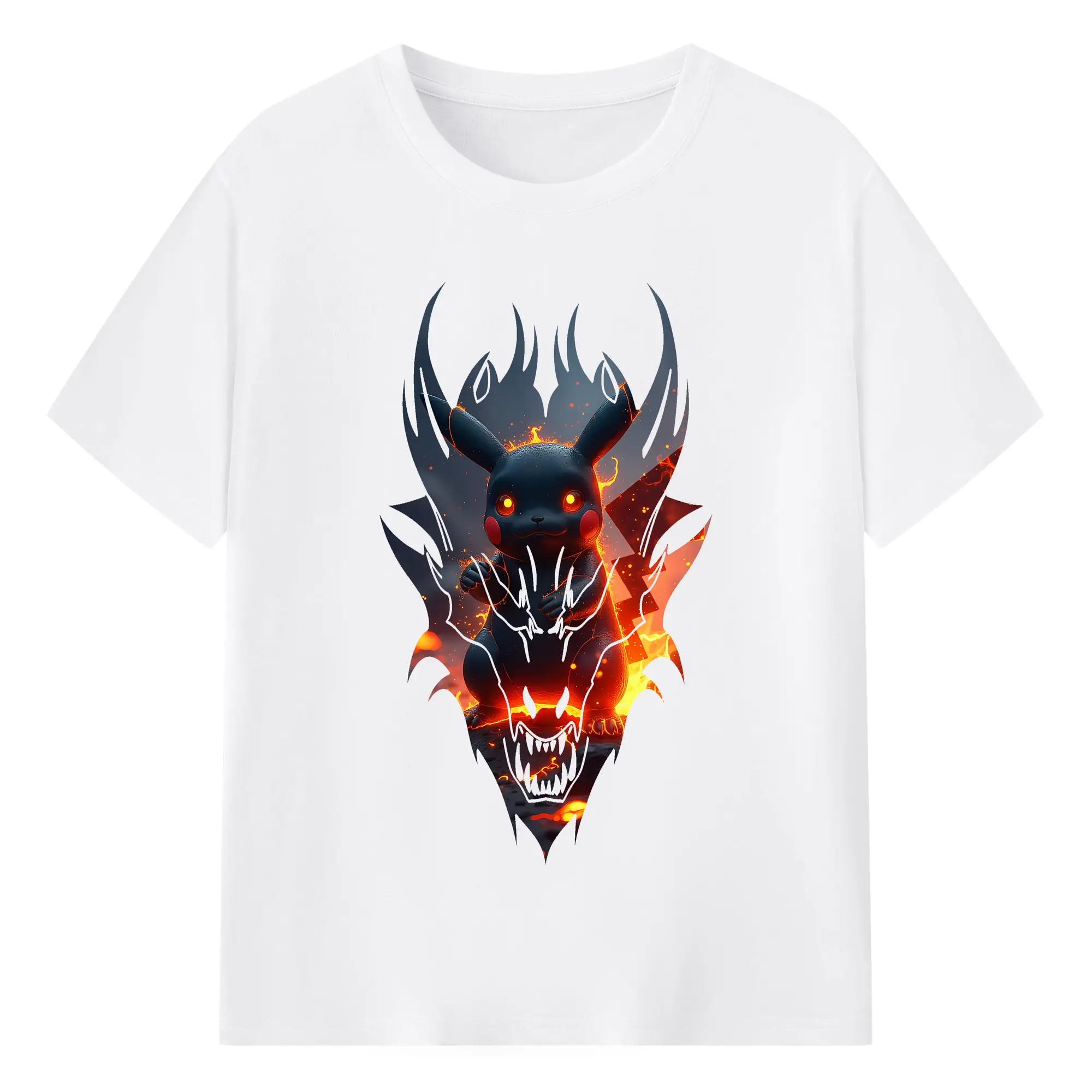 ポケモン グッズ,ピカチュウ - 綿100％ 半袖Tシャツ ・ フロントプリント ・ 快適 通気性 ・ 日常使い 散歩 スポーツ用