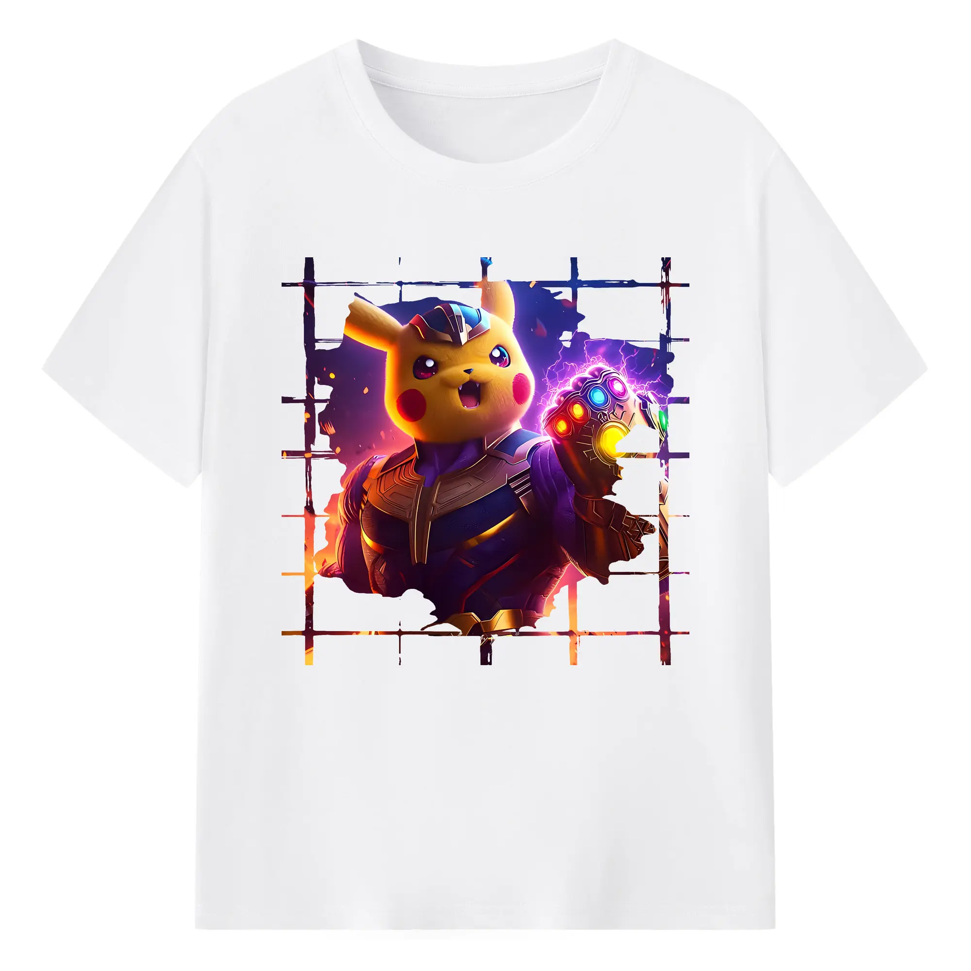 ポケモン グッズ,ピカチュウ - 綿100％ 半袖Tシャツ ・ フロントプリント ・ 快適 通気性 ・ 日常使い 散歩 スポーツ用