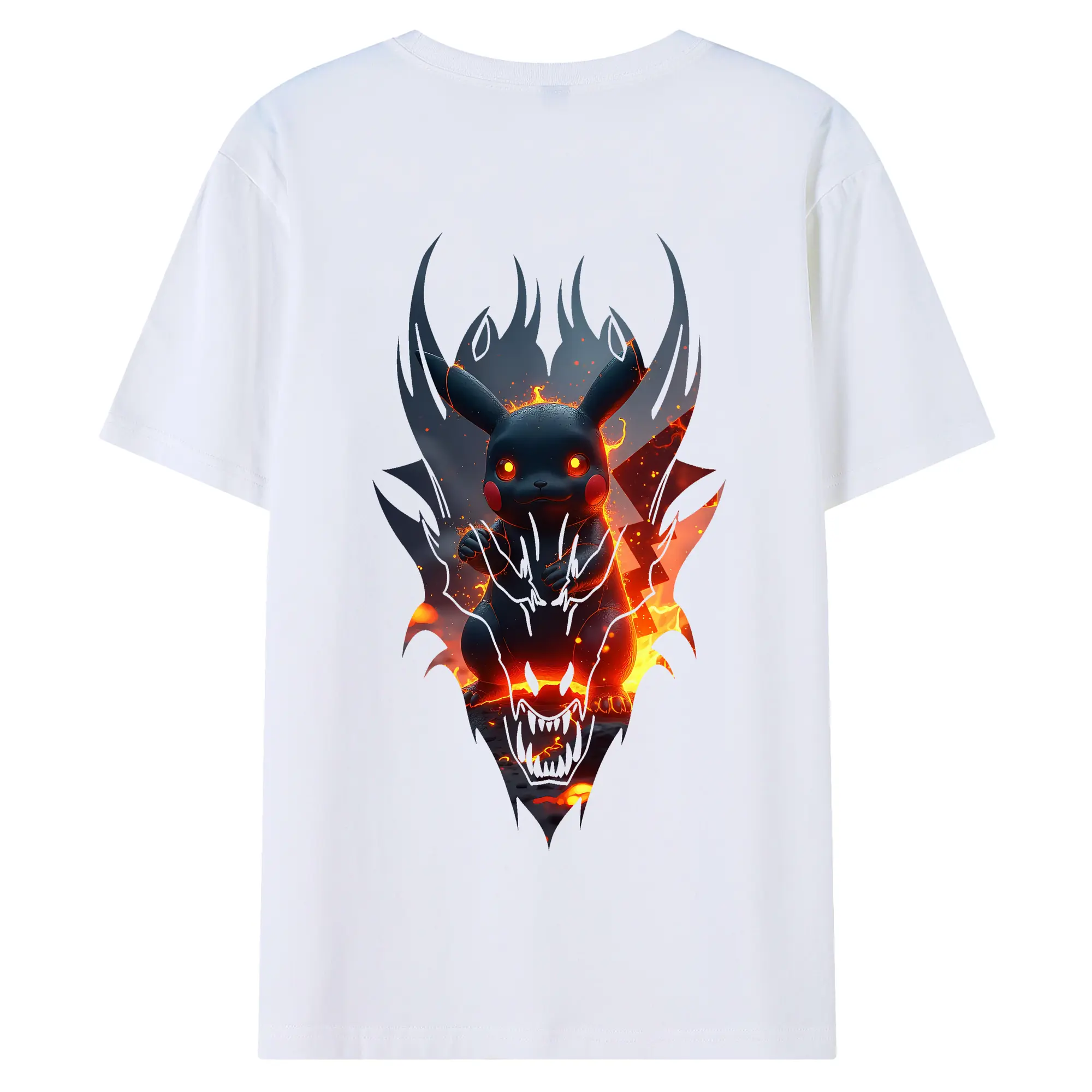 ポケモン グッズ,ピカチュウ - 綿100％ 半袖Tシャツ ・ バックプリント ・ 快適 通気性 ・ 日常使い 散歩 スポーツ用