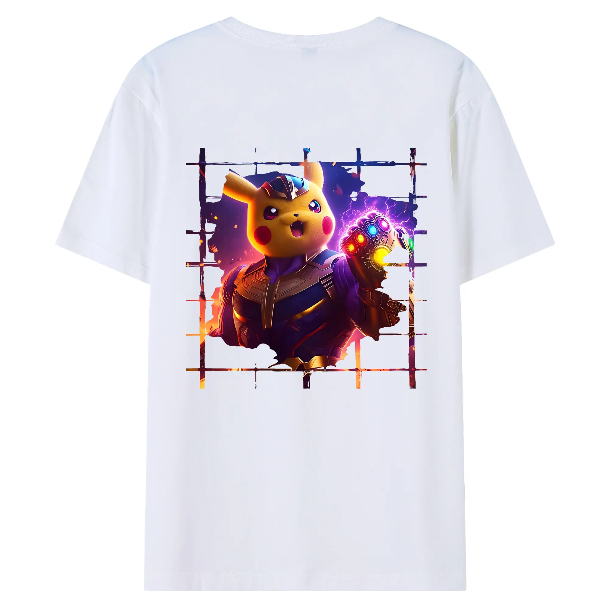 ポケモン グッズ,ピカチュウ - 綿100％ 半袖Tシャツ ・ バックプリント ・ 快適 通気性 ・ 日常使い 散歩 スポーツ用