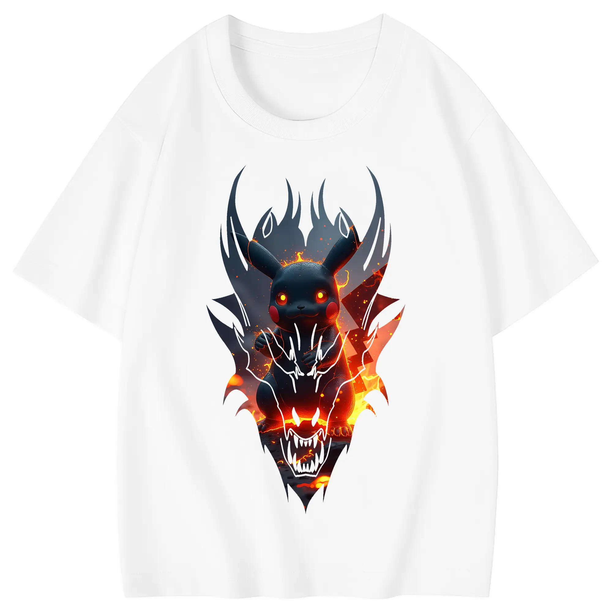 ポケモン グッズ,ピカチュウ - 綿100％ キッズTシャツ ・ フロントプリント ・ 快適 通気性 ・ スポーツ カジュアル 散歩用