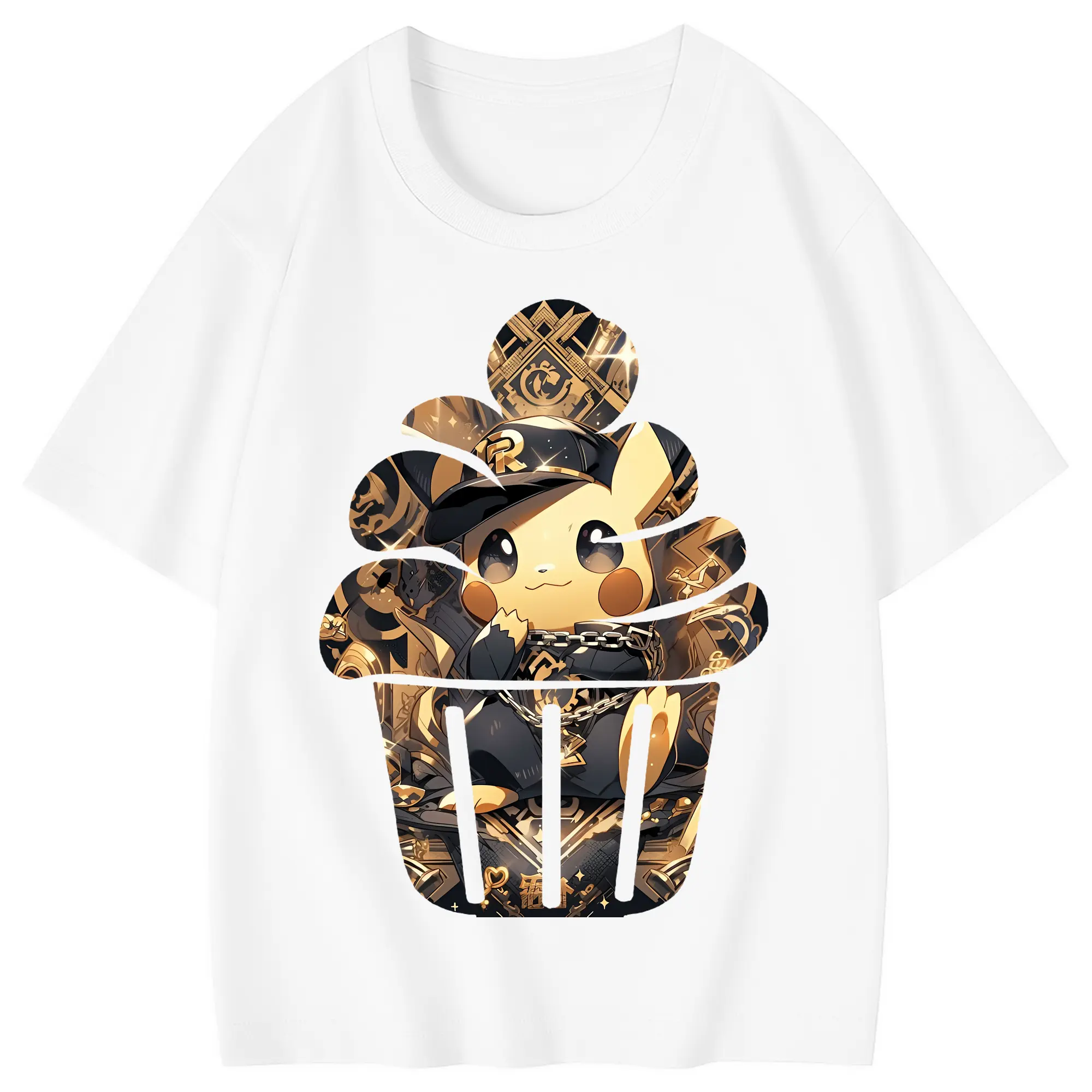 ポケモン グッズ,ピカチュウ - 綿100％ キッズTシャツ ・ フロントプリント ・ 快適 通気性 ・ スポーツ カジュアル 散歩用