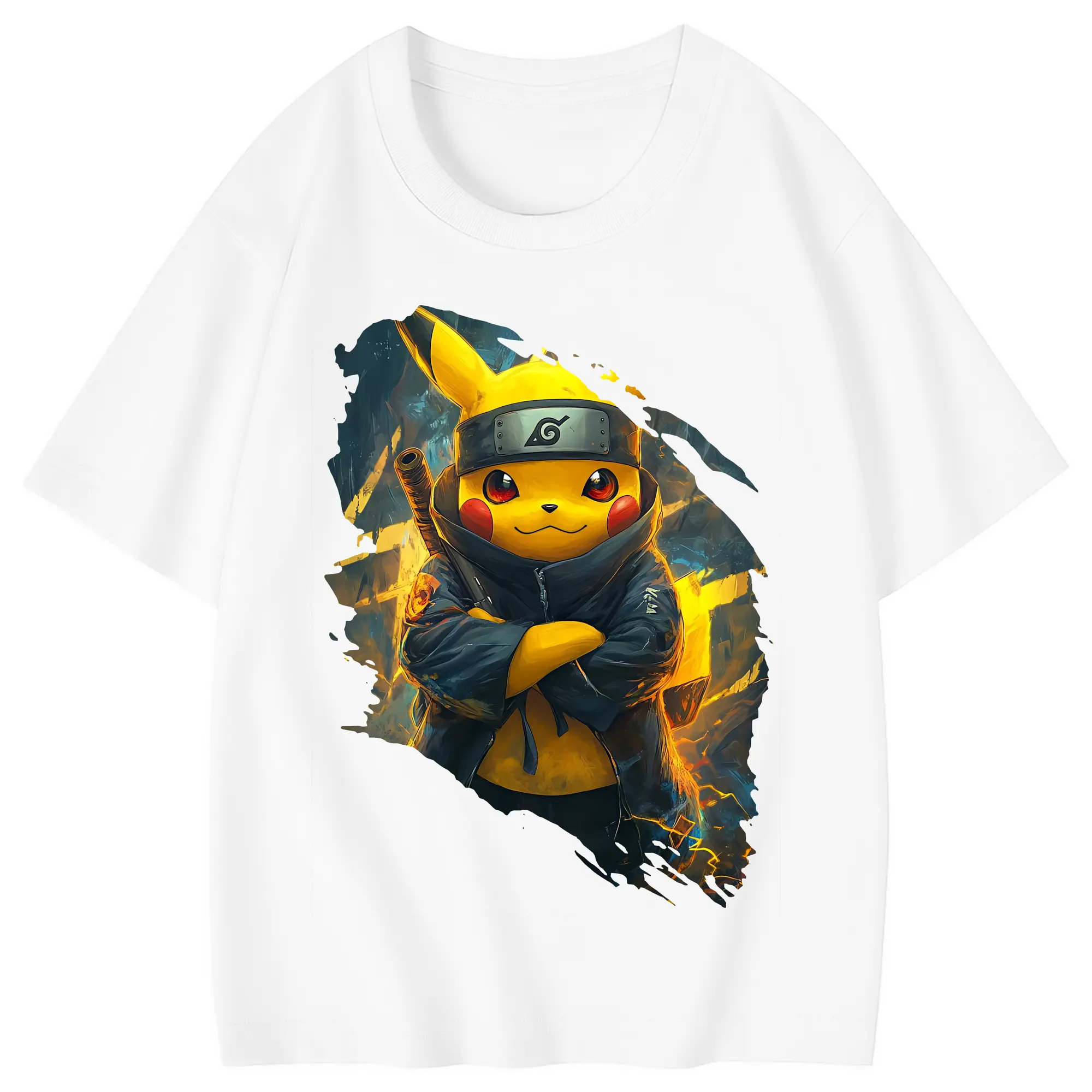 ポケモン グッズ,ピカチュウ - 綿100％ キッズTシャツ ・ フロントプリント ・ 快適 通気性 ・ スポーツ カジュアル 散歩用