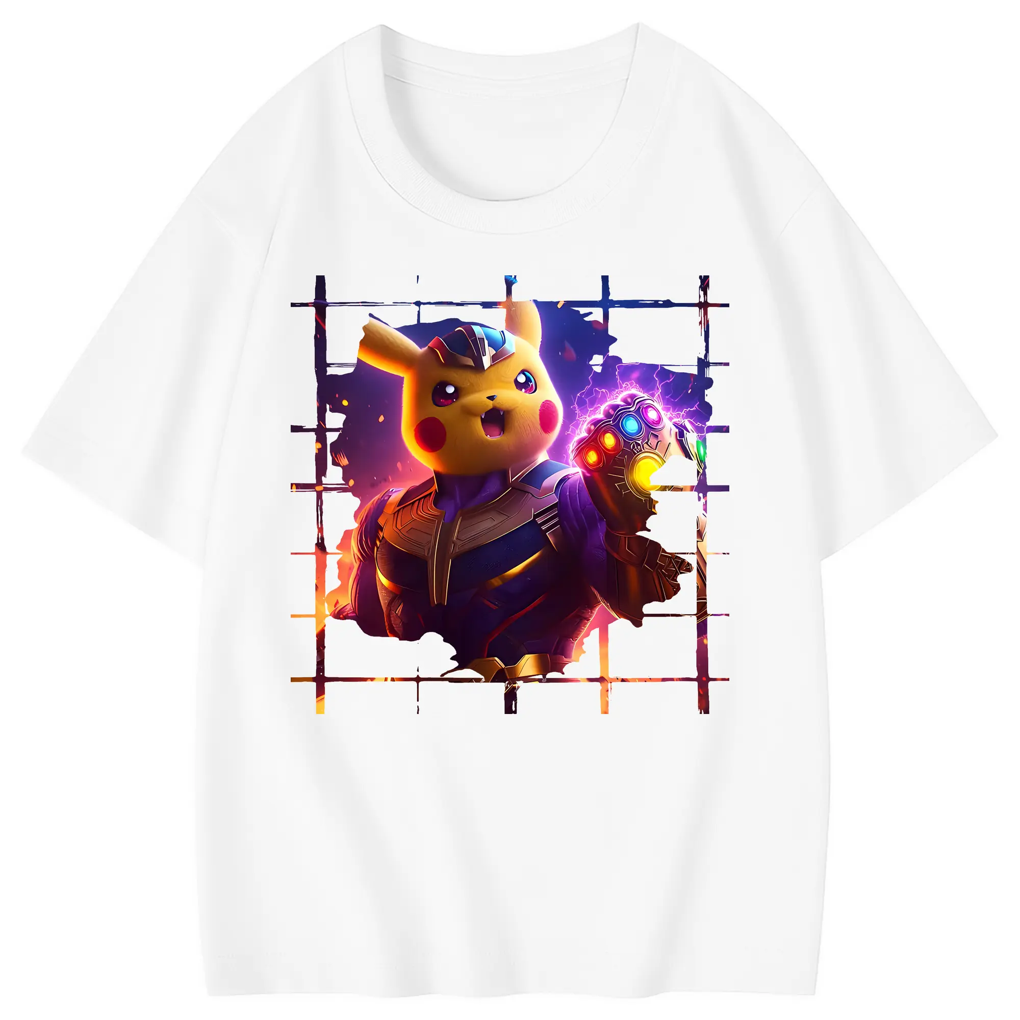 ポケモン グッズ,ピカチュウ - 綿100％ キッズTシャツ ・ フロントプリント ・ 快適 通気性 ・ スポーツ カジュアル 散歩用
