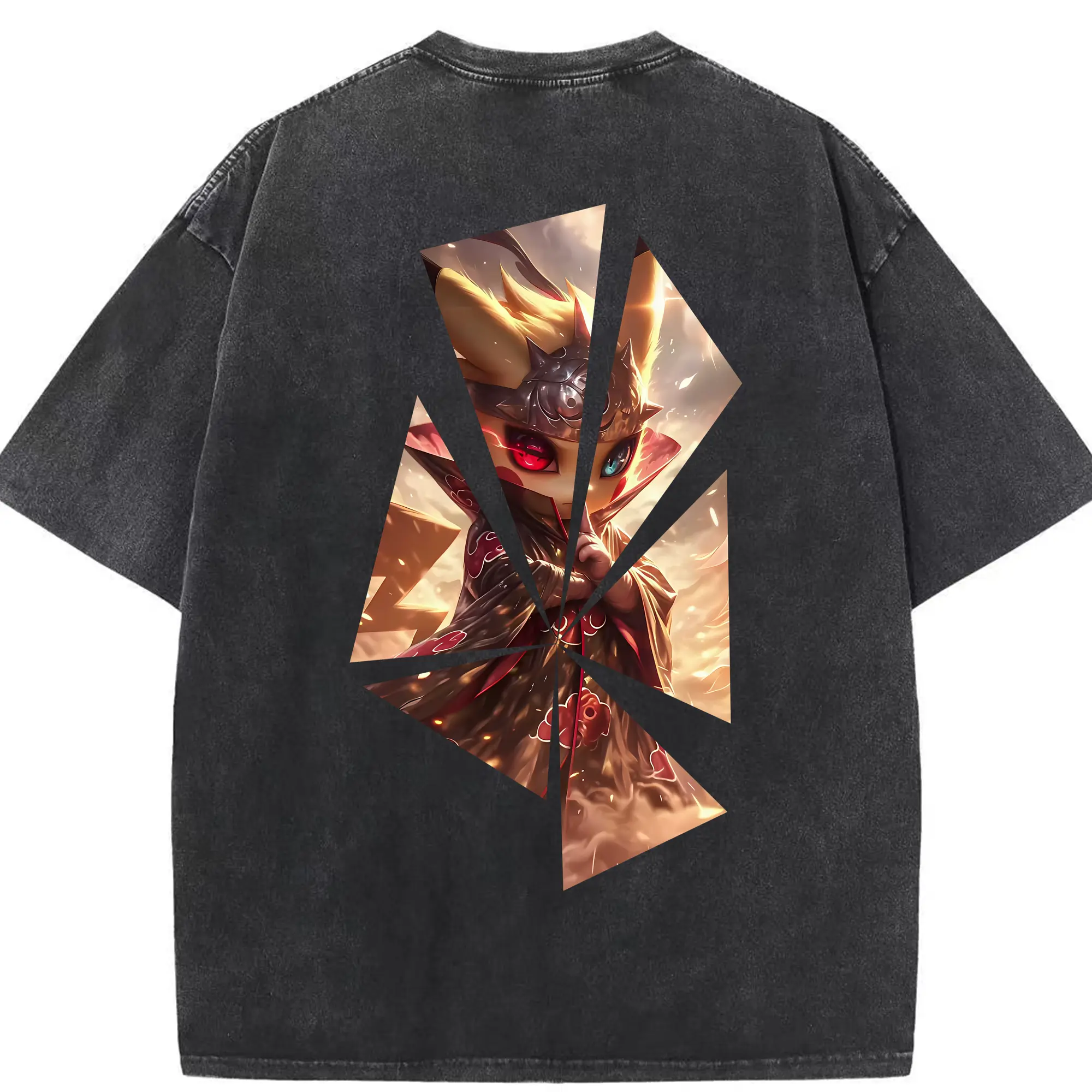 ポケモン グッズ,ピカチュウ - 綿100％ ヴィンテージ風 半袖Tシャツ ・ 背面プリント ・ 柔らか肌触り ・ 通気性 快適 ・ スポーツ カジュアル 外出用