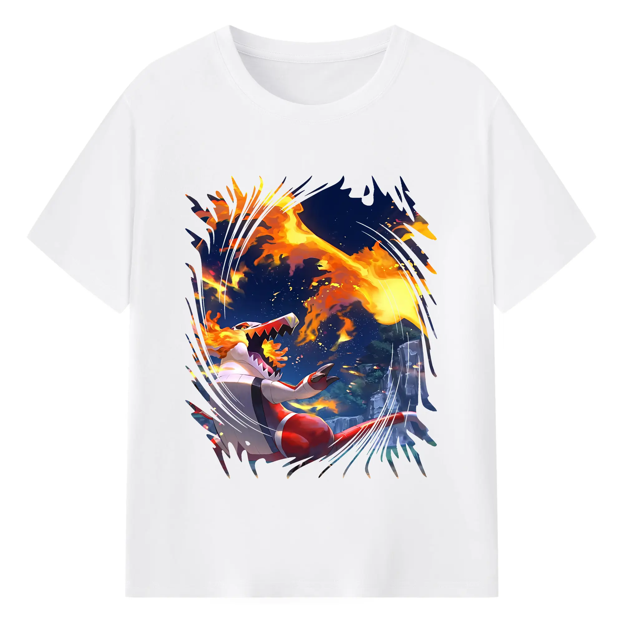 ポケモン グッズ,ホゲータ - 綿100％ 半袖Tシャツ ・ フロントプリント ・ 快適 通気性 ・ 日常使い 散歩 スポーツ用