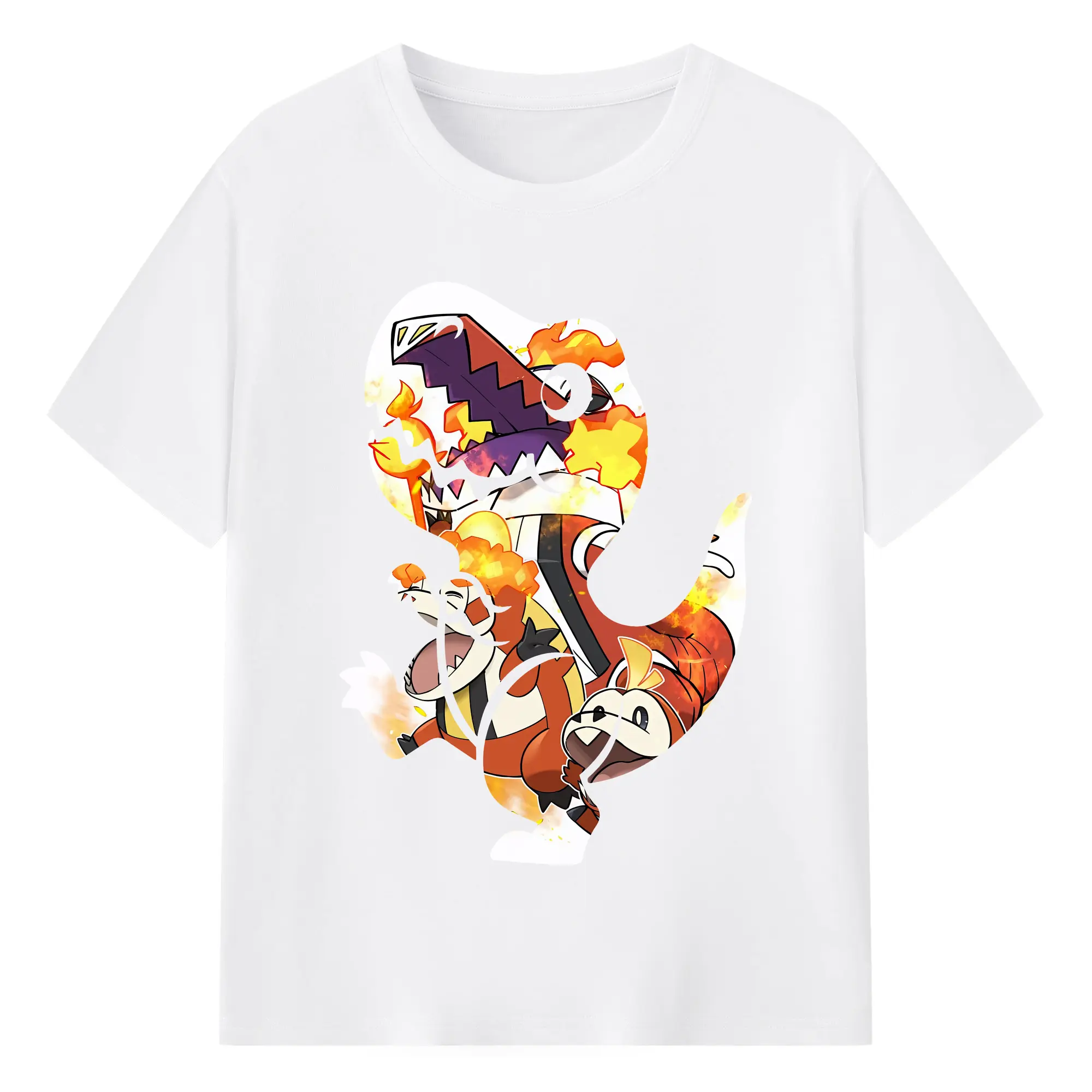 ポケモン グッズ,ホゲータ - 綿100％ 半袖Tシャツ ・ フロントプリント ・ 快適 通気性 ・ 日常使い 散歩 スポーツ用