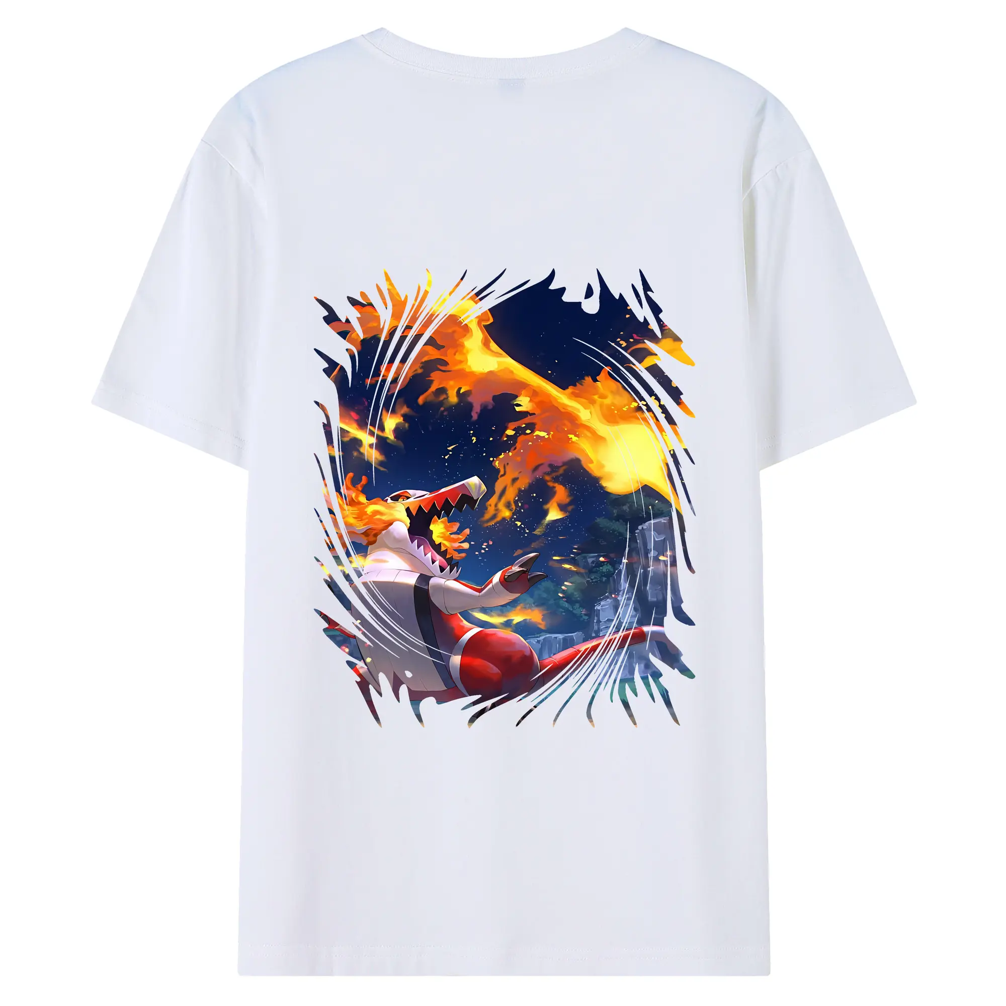 ポケモン グッズ,ホゲータ - 綿100％ 半袖Tシャツ ・ バックプリント ・ 快適 通気性 ・ 日常使い 散歩 スポーツ用