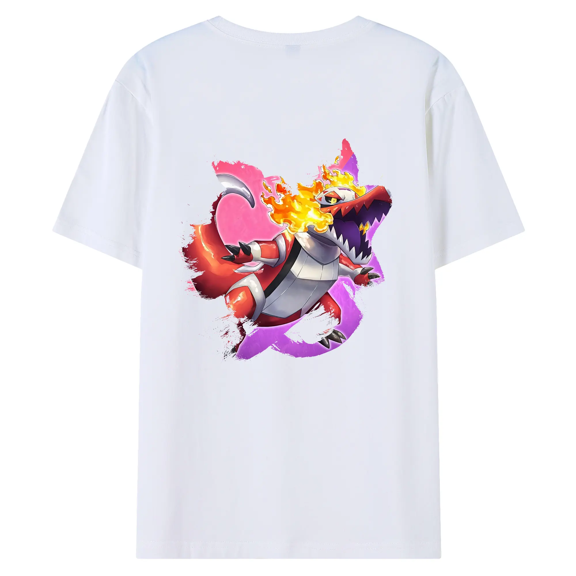 ポケモン グッズ,ホゲータ - 綿100％ 半袖Tシャツ ・ バックプリント ・ 快適 通気性 ・ 日常使い 散歩 スポーツ用
