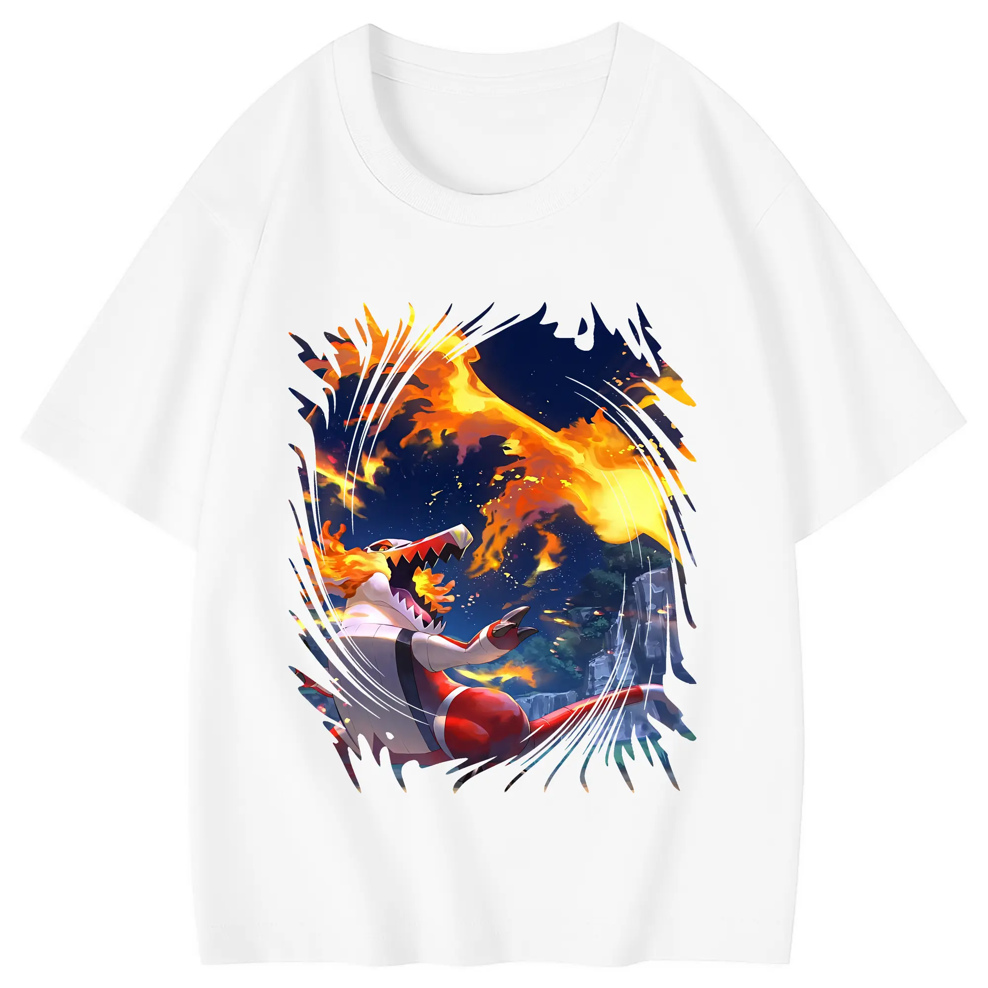 ポケモン グッズ,ホゲータ - 綿100％ キッズTシャツ ・ フロントプリント ・ 快適 通気性 ・ スポーツ カジュアル 散歩用