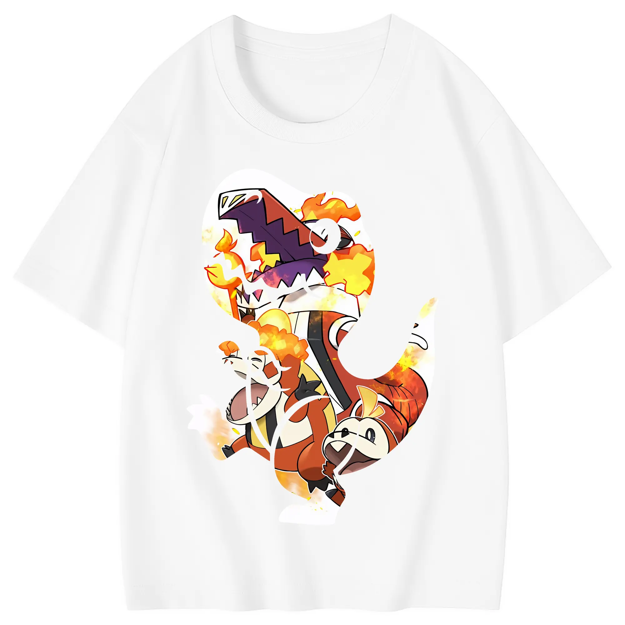 ポケモン グッズ,ホゲータ - 綿100％ キッズTシャツ ・ フロントプリント ・ 快適 通気性 ・ スポーツ カジュアル 散歩用