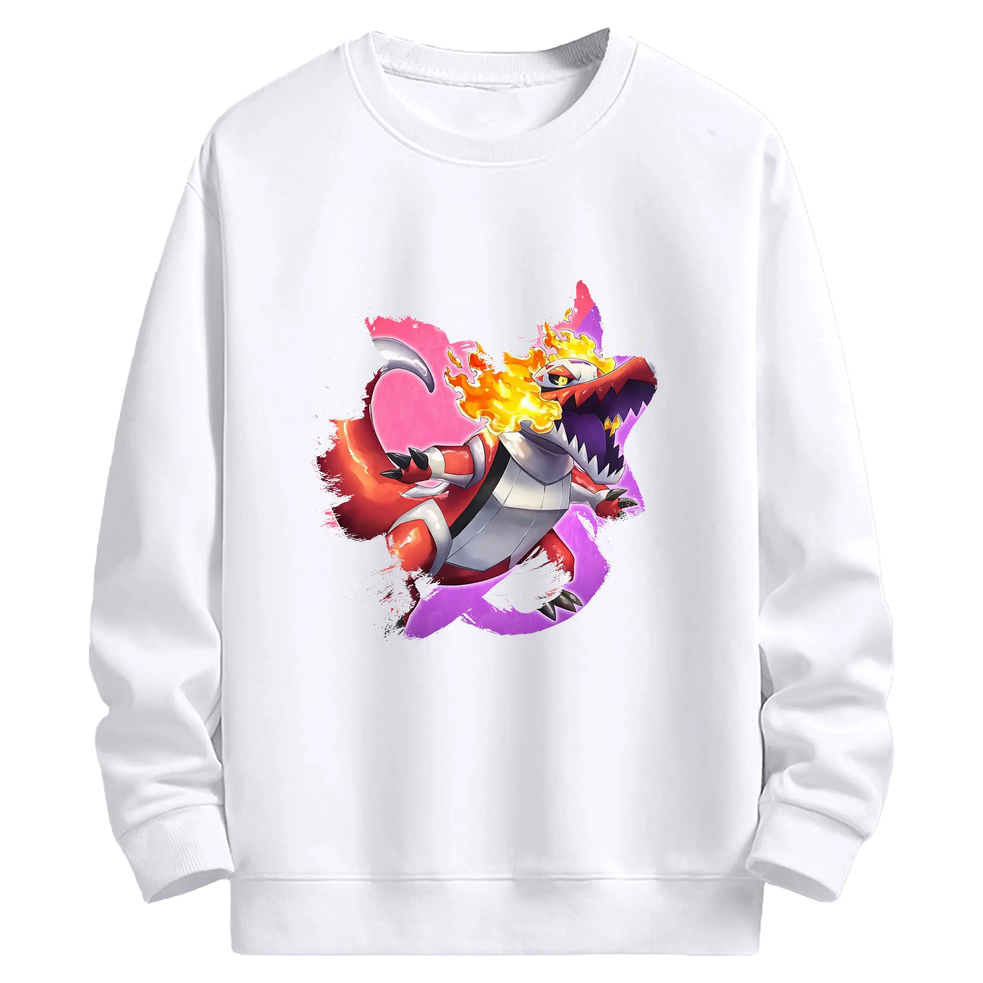 ポケモン グッズ,ホゲータ - 高品質 クルーネック スウェット ・ コットン59％ ポリエステル41％ ・ ユニセックス 長袖 トレーナー ・ カジュアル デイリー スポーツ 散歩用