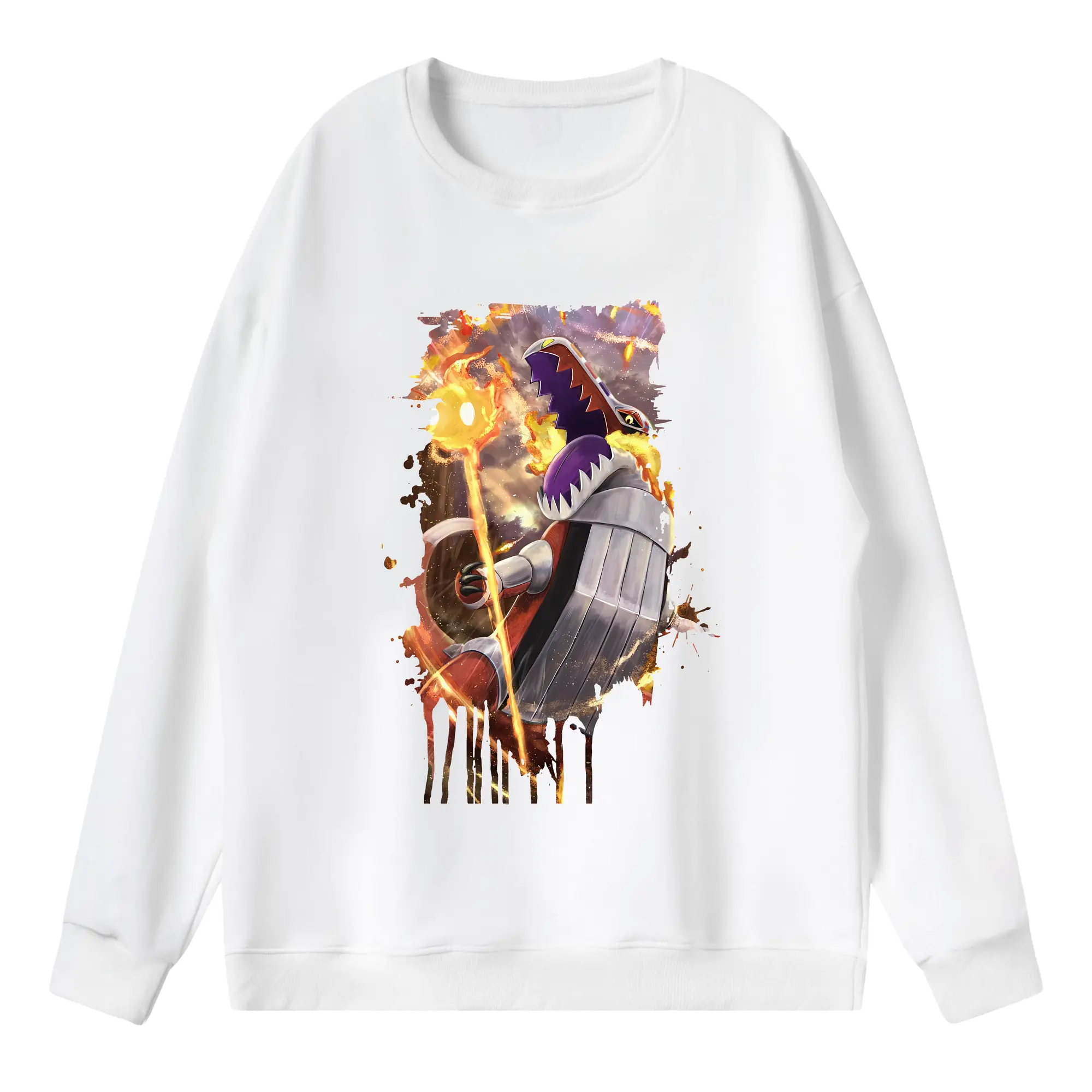 ポケモン グッズ,ホゲータ - 薄手 クルーネック スウェット 裏毛260g · ポリエステル 春秋向け カジュアル 男女兼用 · トレーナー デイリー スポーツ 散歩に最適