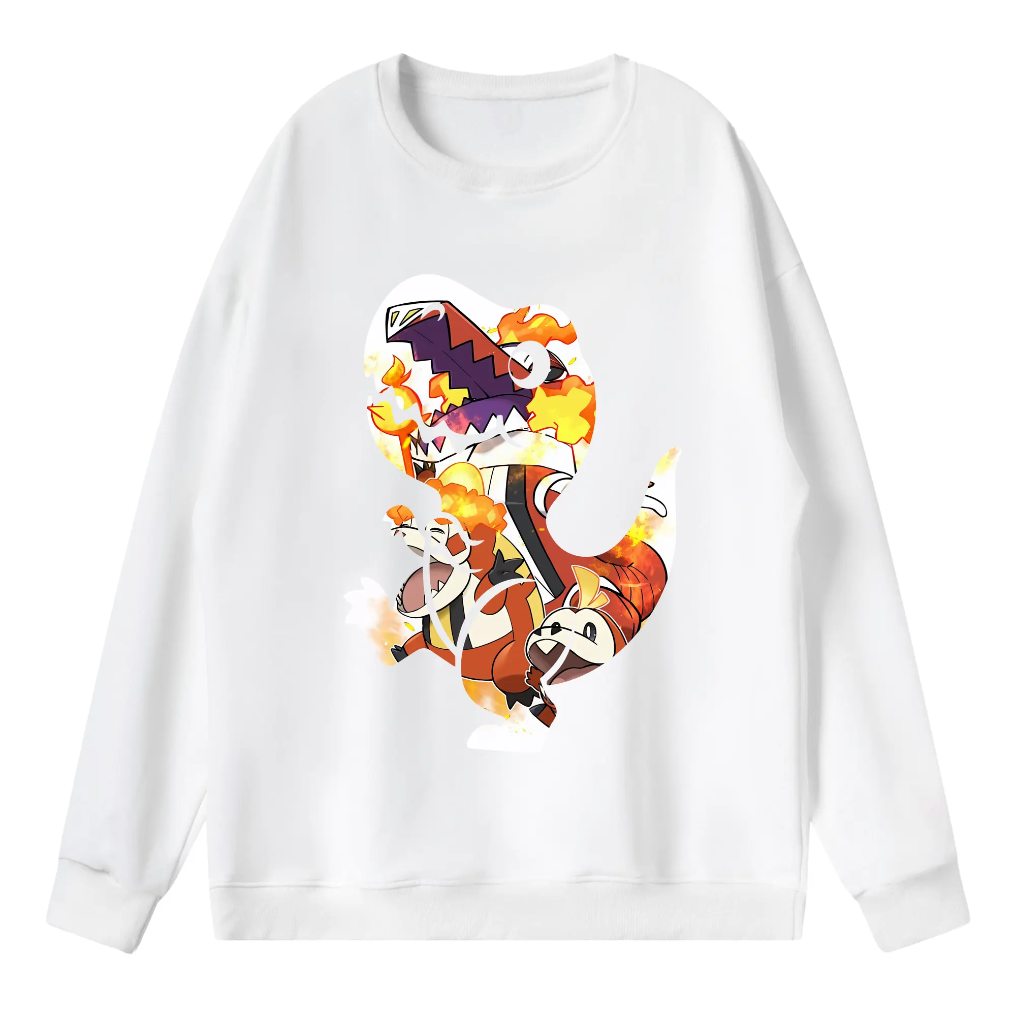 ポケモン グッズ,ホゲータ - 薄手 クルーネック スウェット 裏毛260g · ポリエステル 春秋向け カジュアル 男女兼用 · トレーナー デイリー スポーツ 散歩に最適