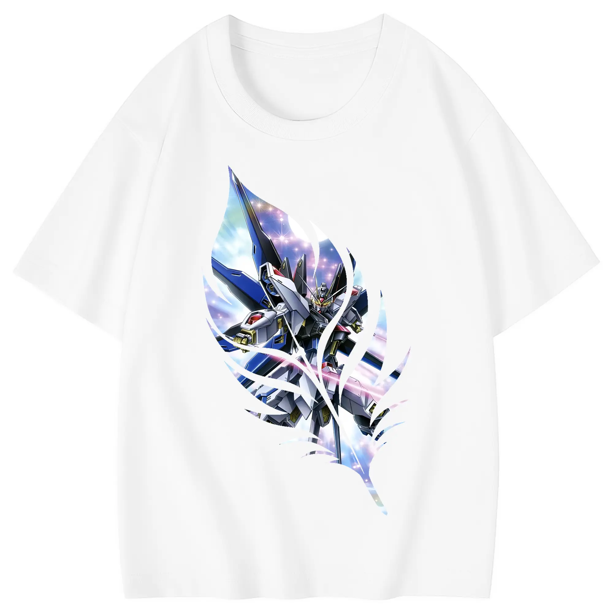 ガンダム グッズ,νガンダム - 綿100％ キッズTシャツ ・ フロントプリント ・ 快適 通気性 ・ スポーツ カジュアル 散歩用