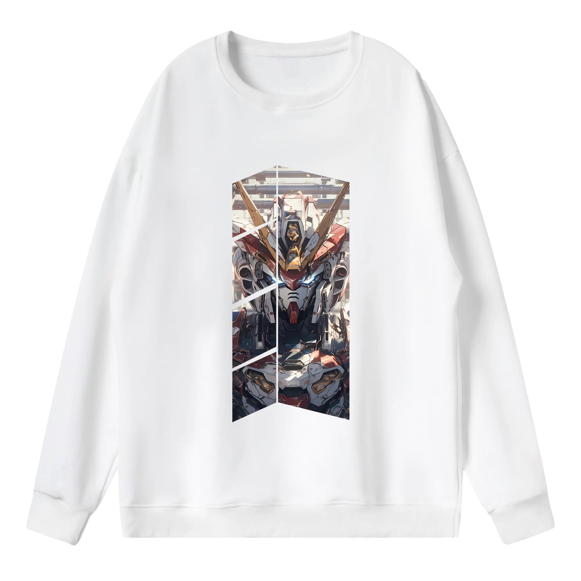 ガンダム グッズ,νガンダム - 薄手 クルーネック スウェット 裏毛260g · ポリエステル 春秋向け カジュアル 男女兼用 · トレーナー デイリー スポーツ 散歩に最適