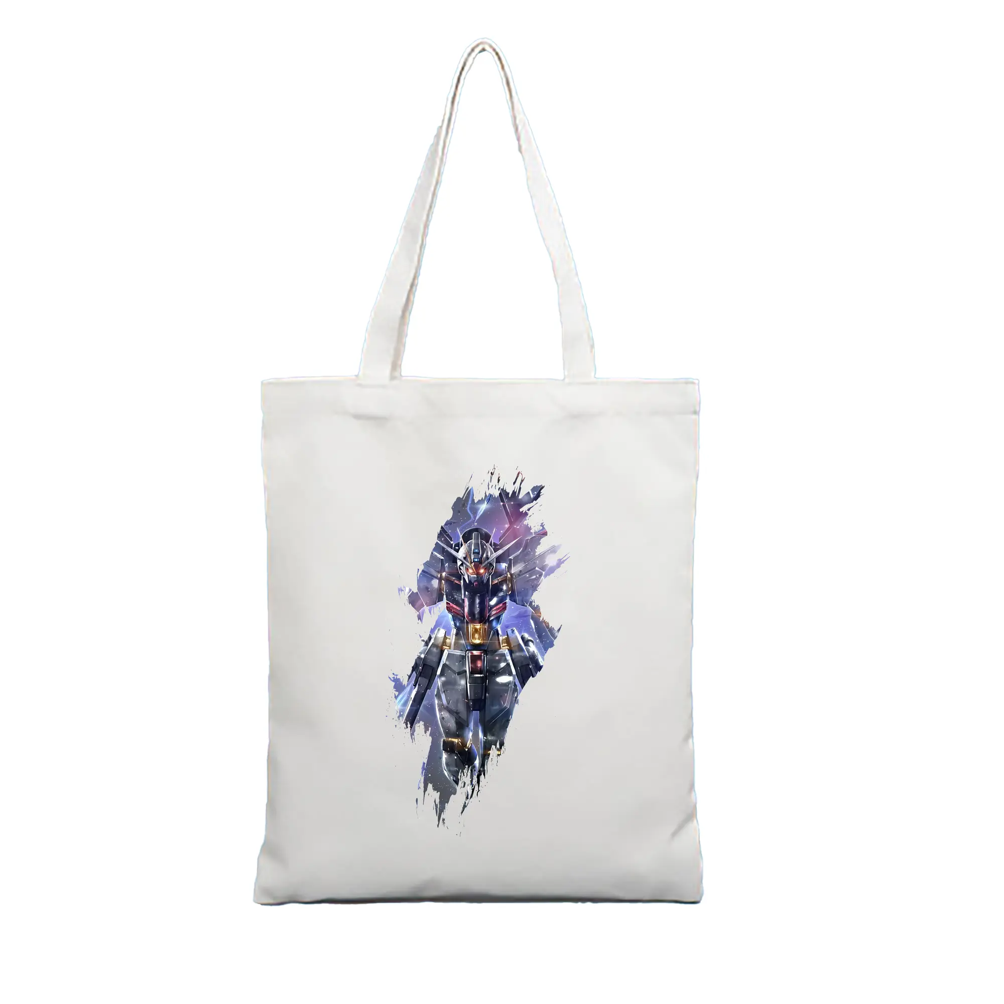 ガンダム グッズ,νガンダム - 縦型キャンバス手提げバッグ（トートバッグ） ・ キャンバス素材 ・ ショッピング用 ・ 軽量 丈夫 お手入れ簡単