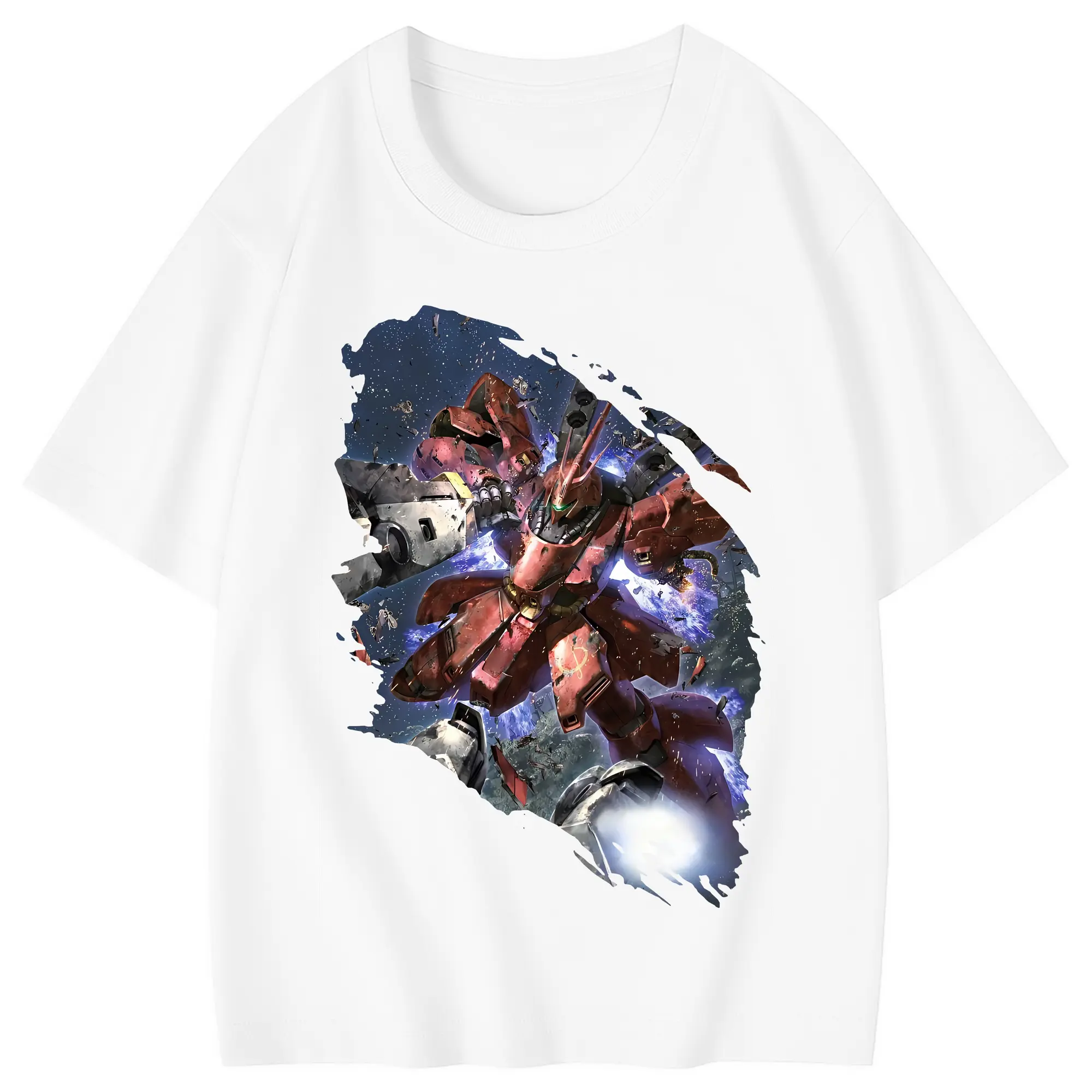ガンダム グッズ,サザビー - 綿100％ キッズTシャツ ・ フロントプリント ・ 快適 通気性 ・ スポーツ カジュアル 散歩用