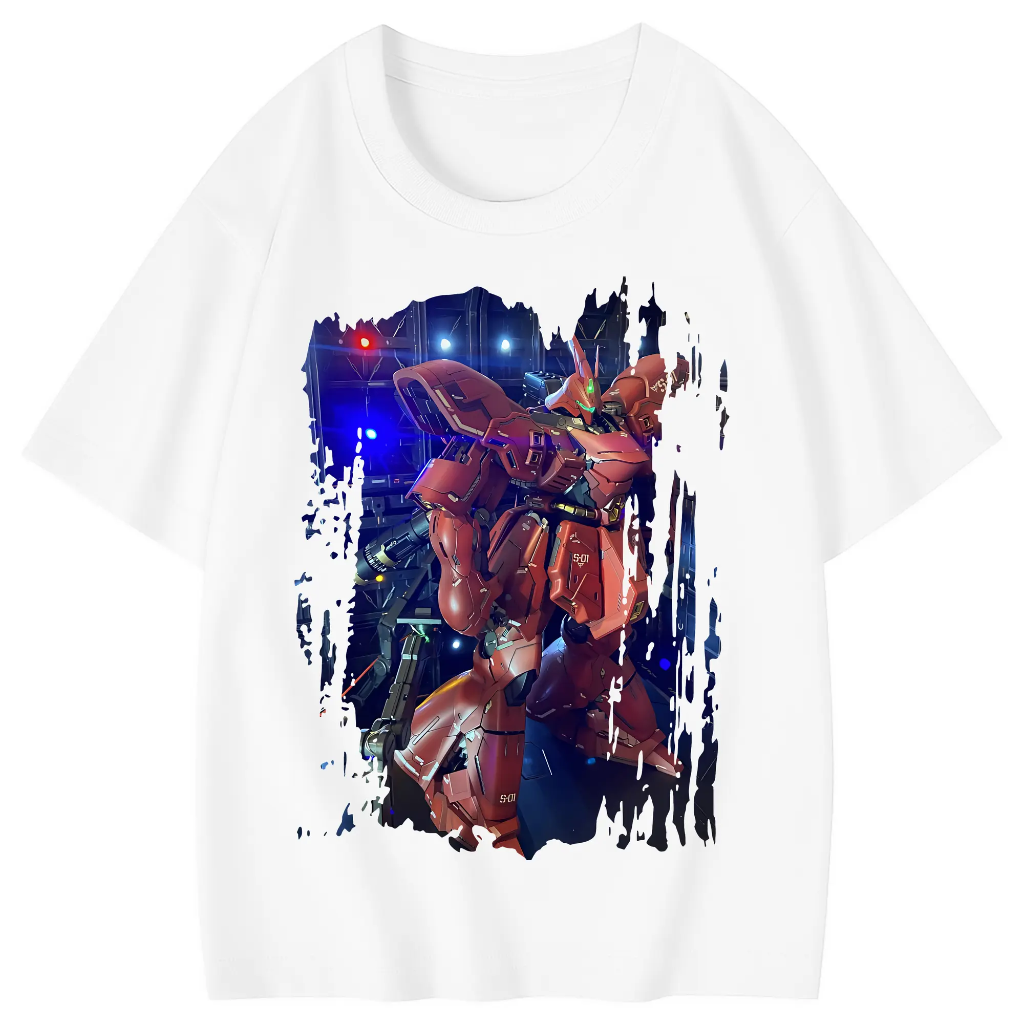 ガンダム グッズ,サザビー - 綿100％ キッズTシャツ ・ フロントプリント ・ 快適 通気性 ・ スポーツ カジュアル 散歩用