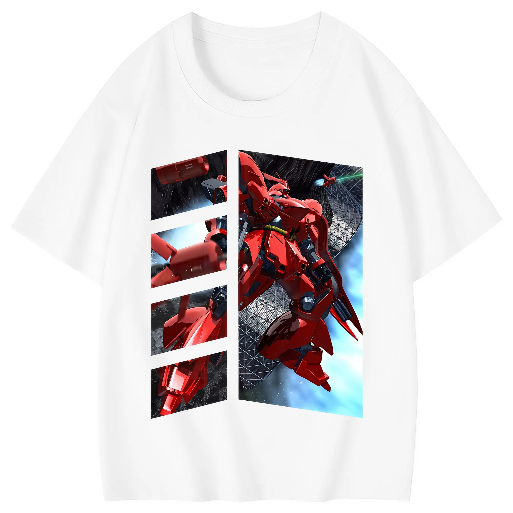 ガンダム グッズ,サザビー - 綿100％ キッズTシャツ ・ フロントプリント ・ 快適 通気性 ・ スポーツ カジュアル 散歩用