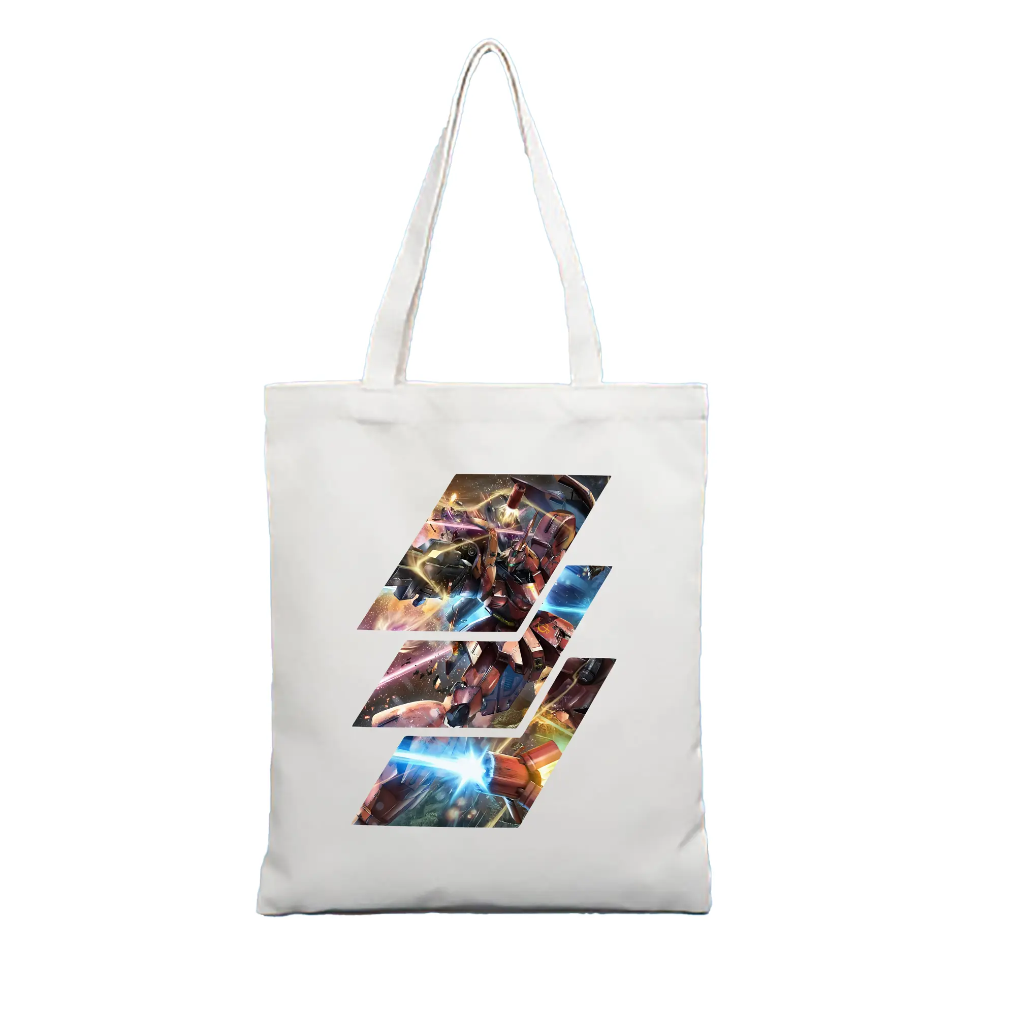 ガンダム グッズ,サザビー - 縦型キャンバス手提げバッグ（トートバッグ） ・ キャンバス素材 ・ ショッピング用 ・ 軽量 丈夫 お手入れ簡単