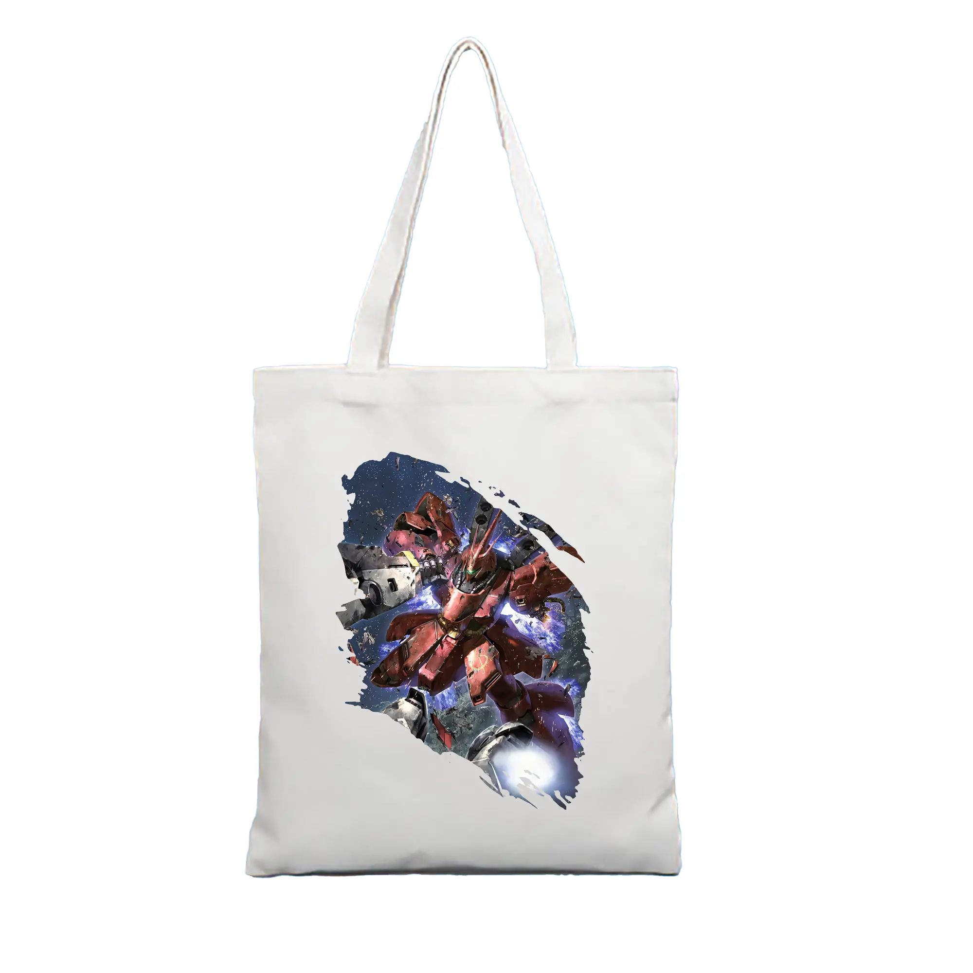ガンダム グッズ,サザビー - 縦型キャンバス手提げバッグ（トートバッグ） ・ キャンバス素材 ・ ショッピング用 ・ 軽量 丈夫 お手入れ簡単