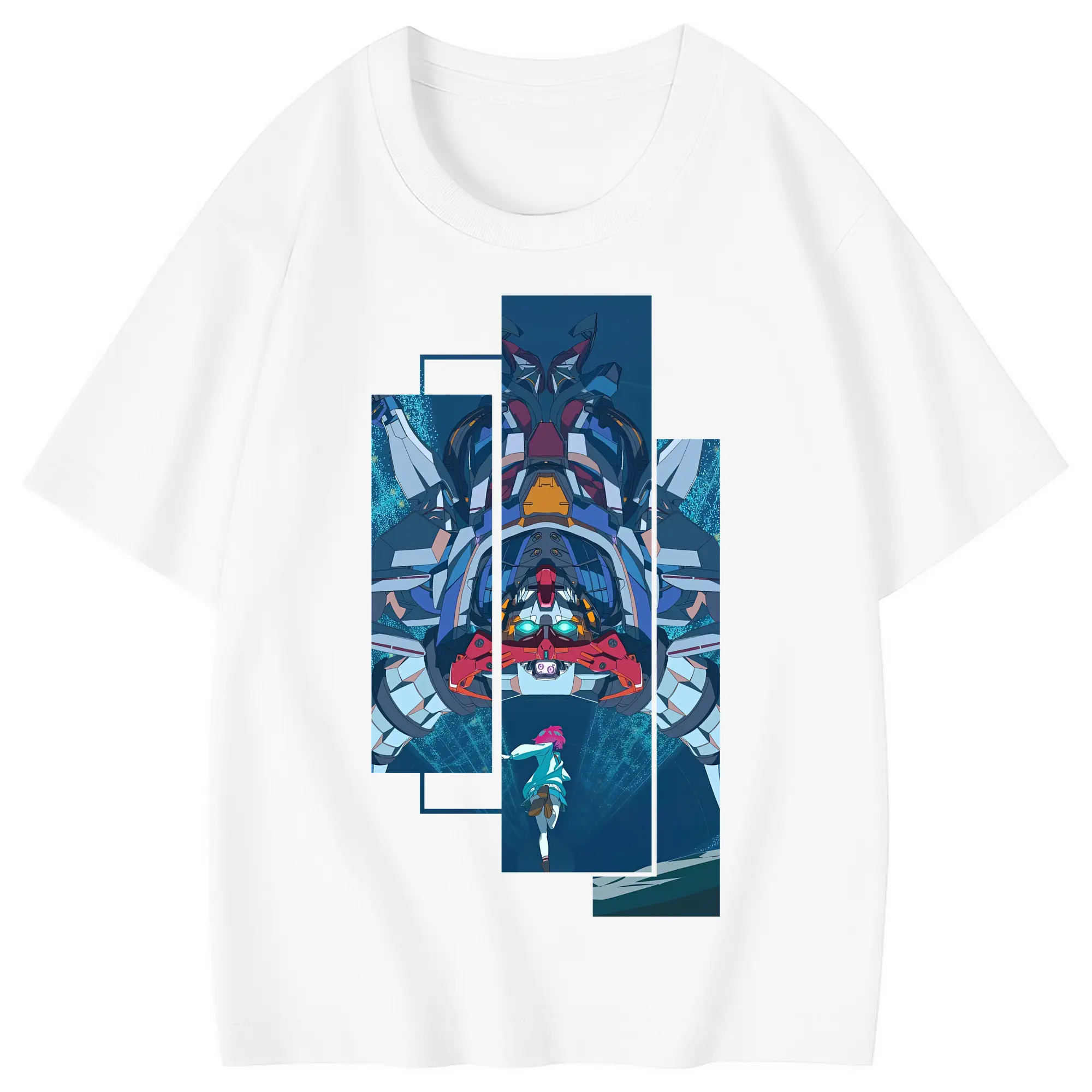 ガンダム グッズ,Gクゥァンタガンダム - 綿100％ キッズTシャツ ・ フロントプリント ・ 快適 通気性 ・ スポーツ カジュアル 散歩用